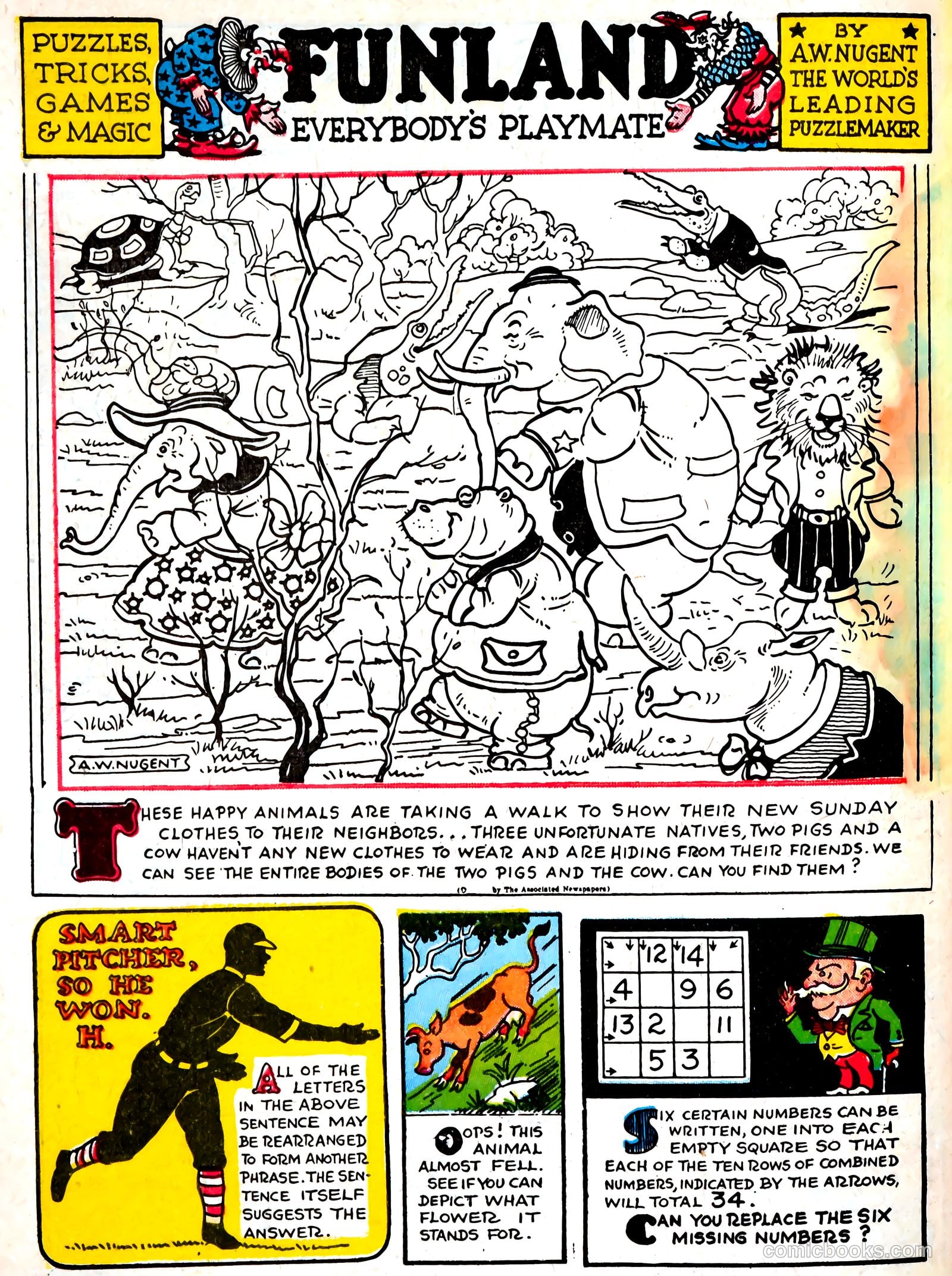 Famous Funnies #70 (1940) — page 58 of 62