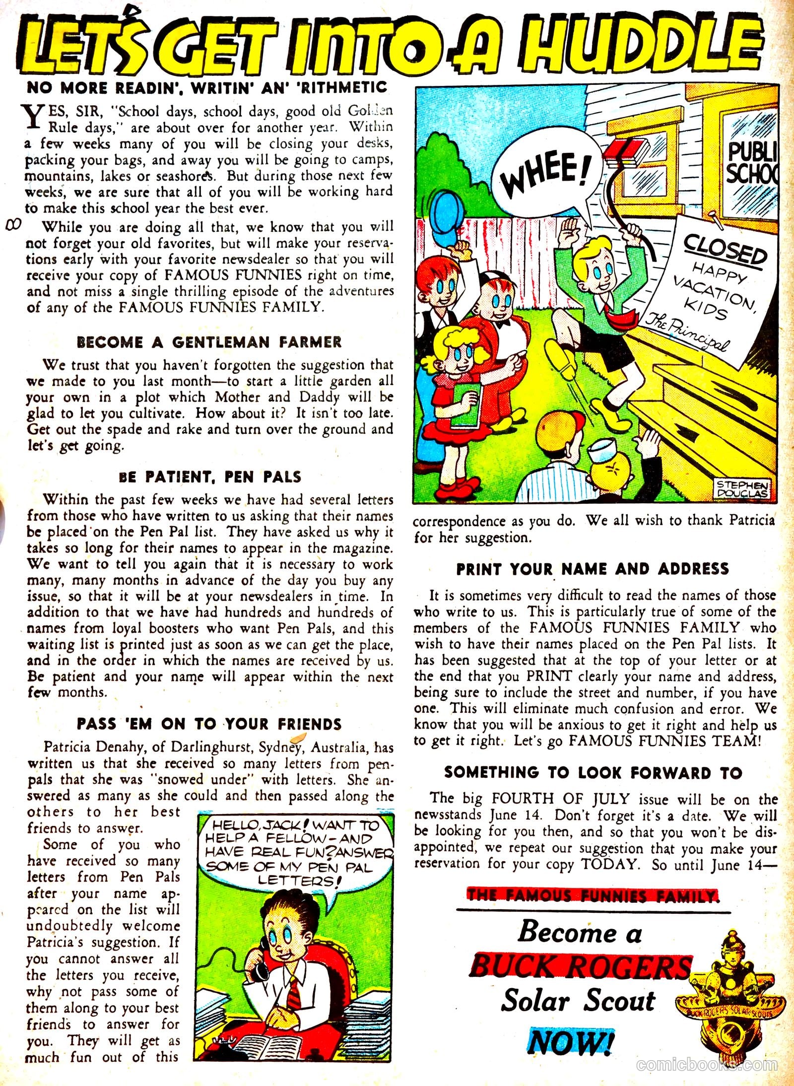 Famous Funnies #71 (1940) — page 10 of 62