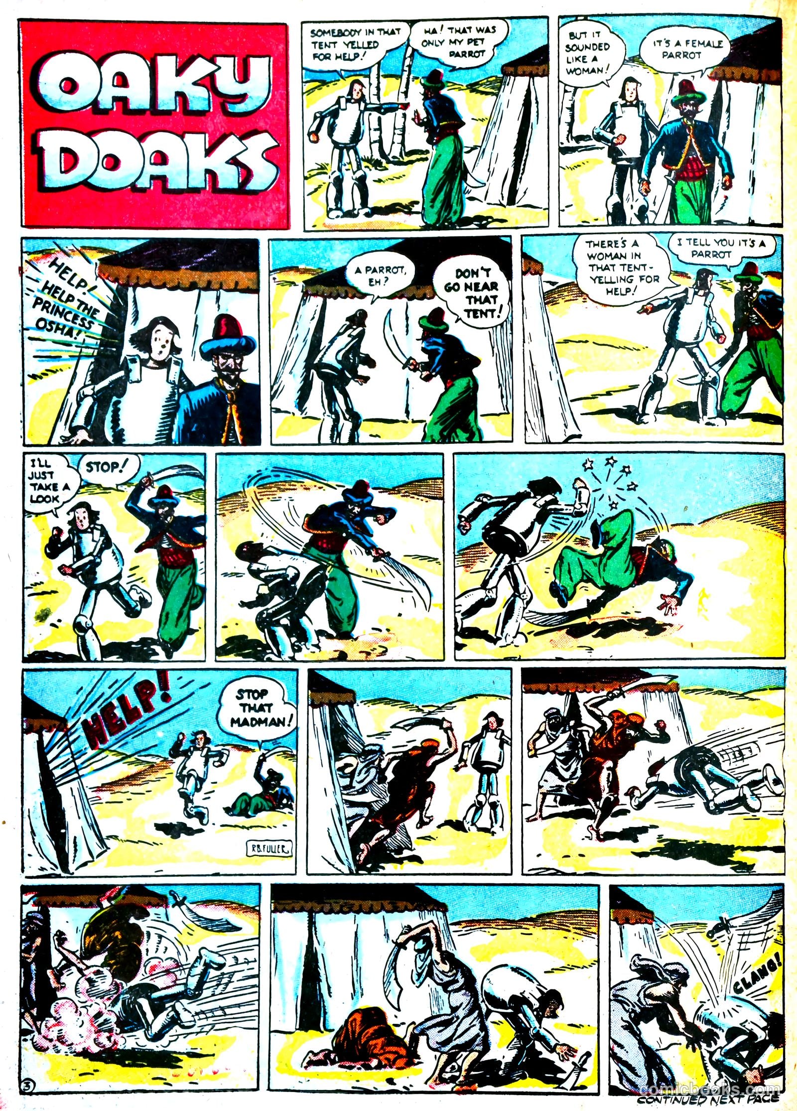 Famous Funnies #71 (1940) — page 35 of 62