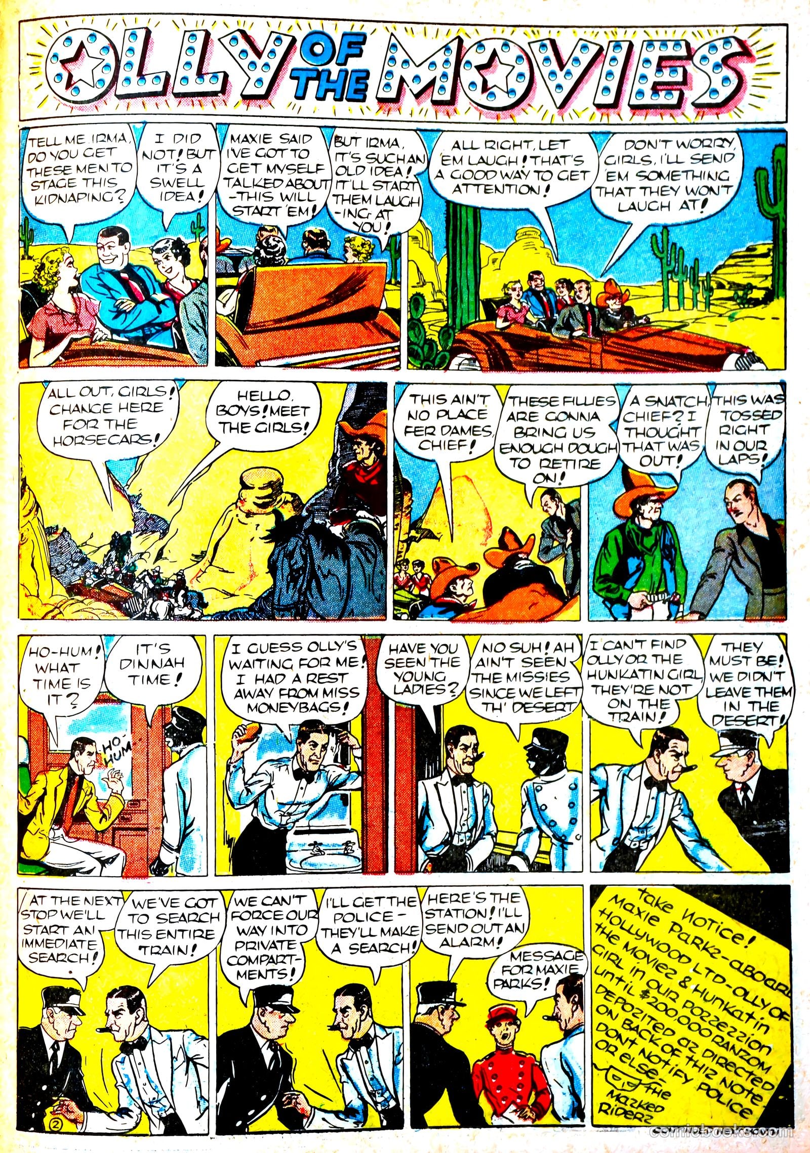 Famous Funnies #71 (1940) — page 40 of 62