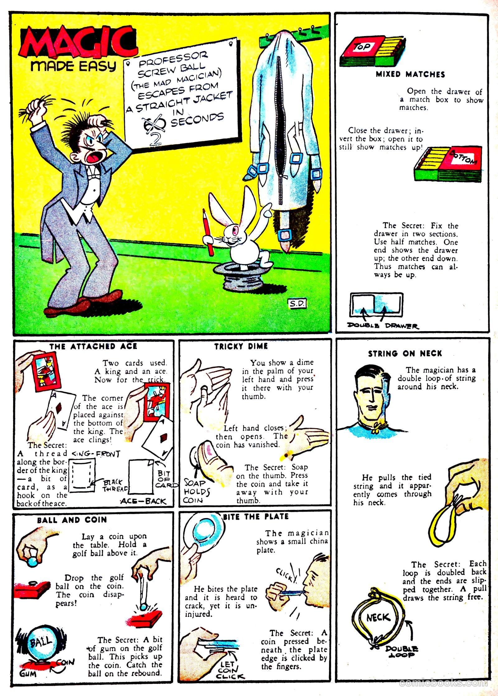 Famous Funnies #71 (1940) — page 60 of 62