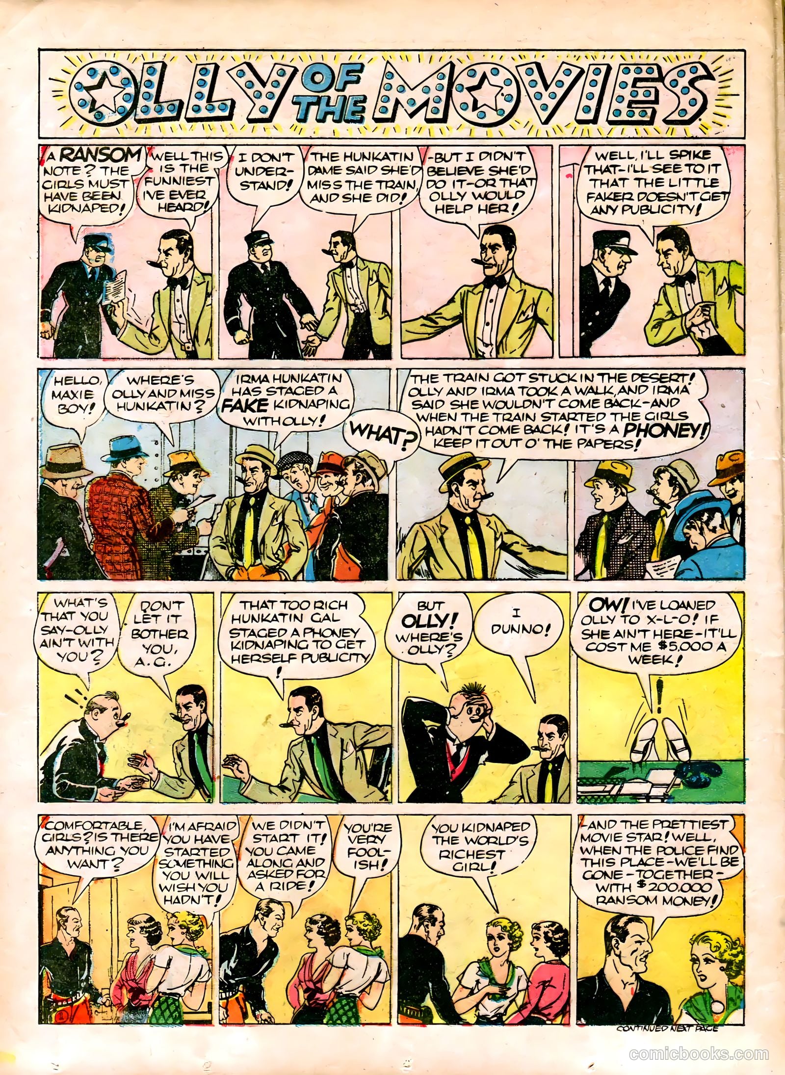 Famous Funnies #72 (1940) — page 40 of 64