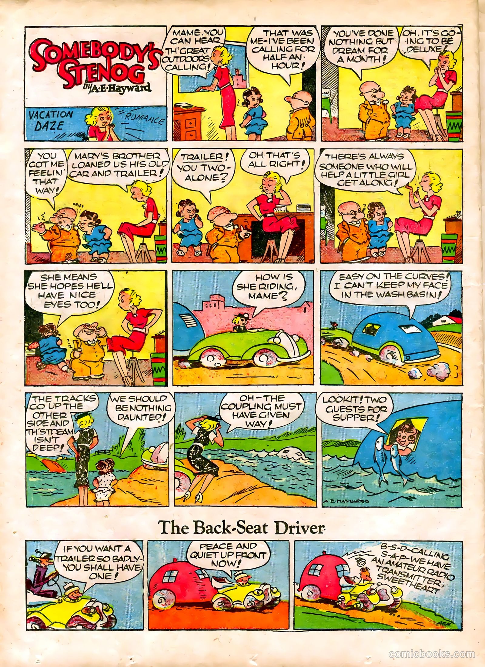 Famous Funnies #72 (1940) — page 44 of 64
