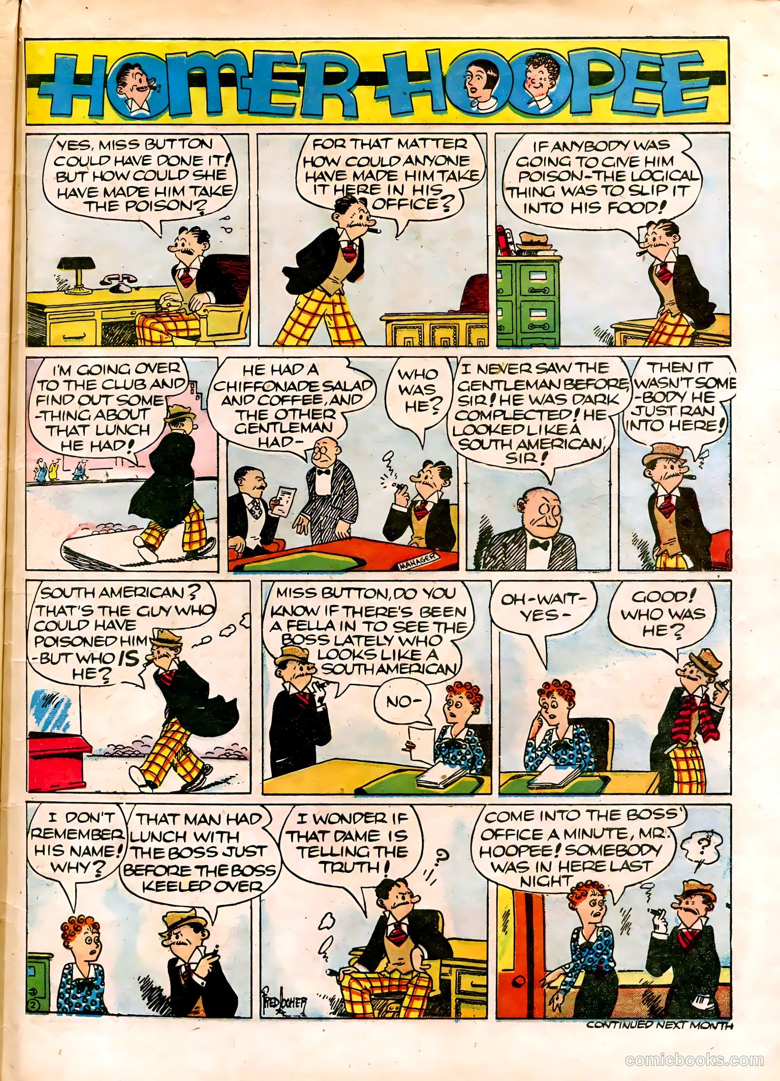Famous Funnies #72 (1940) — page 59 of 64