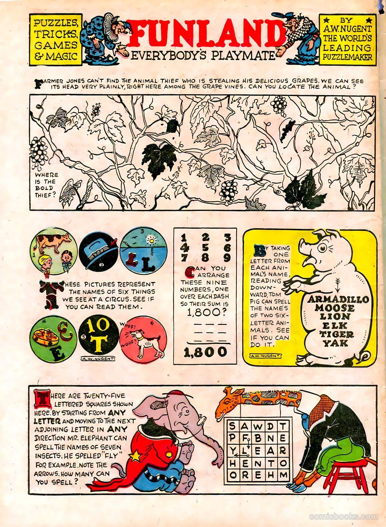 Famous Funnies #72 (1940) — page 60 of 64