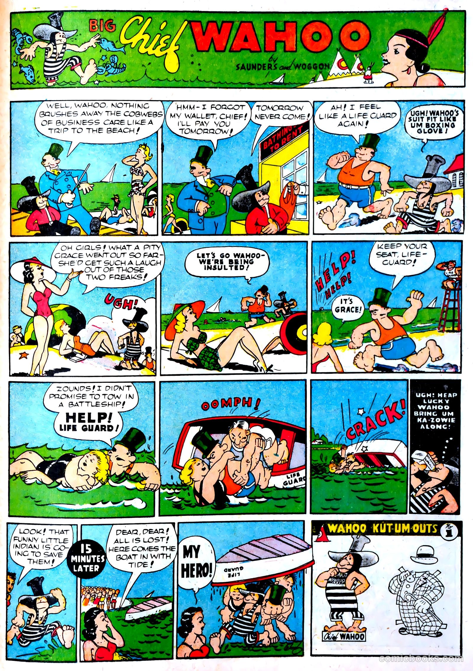 Famous Funnies #73 (1940) — page 38 of 62