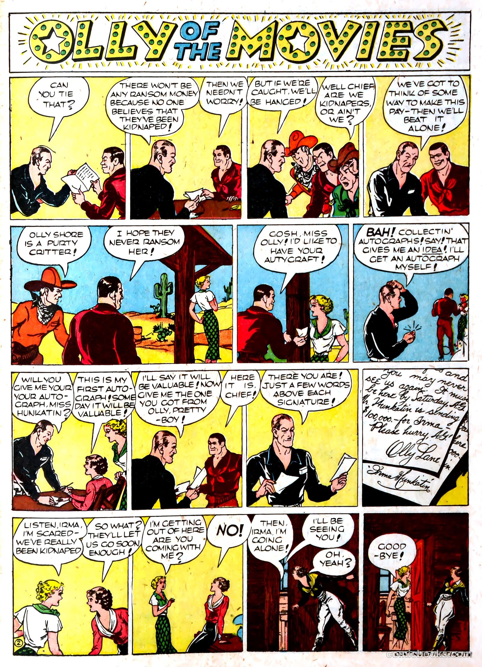 Famous Funnies #73 (1940) — page 40 of 62