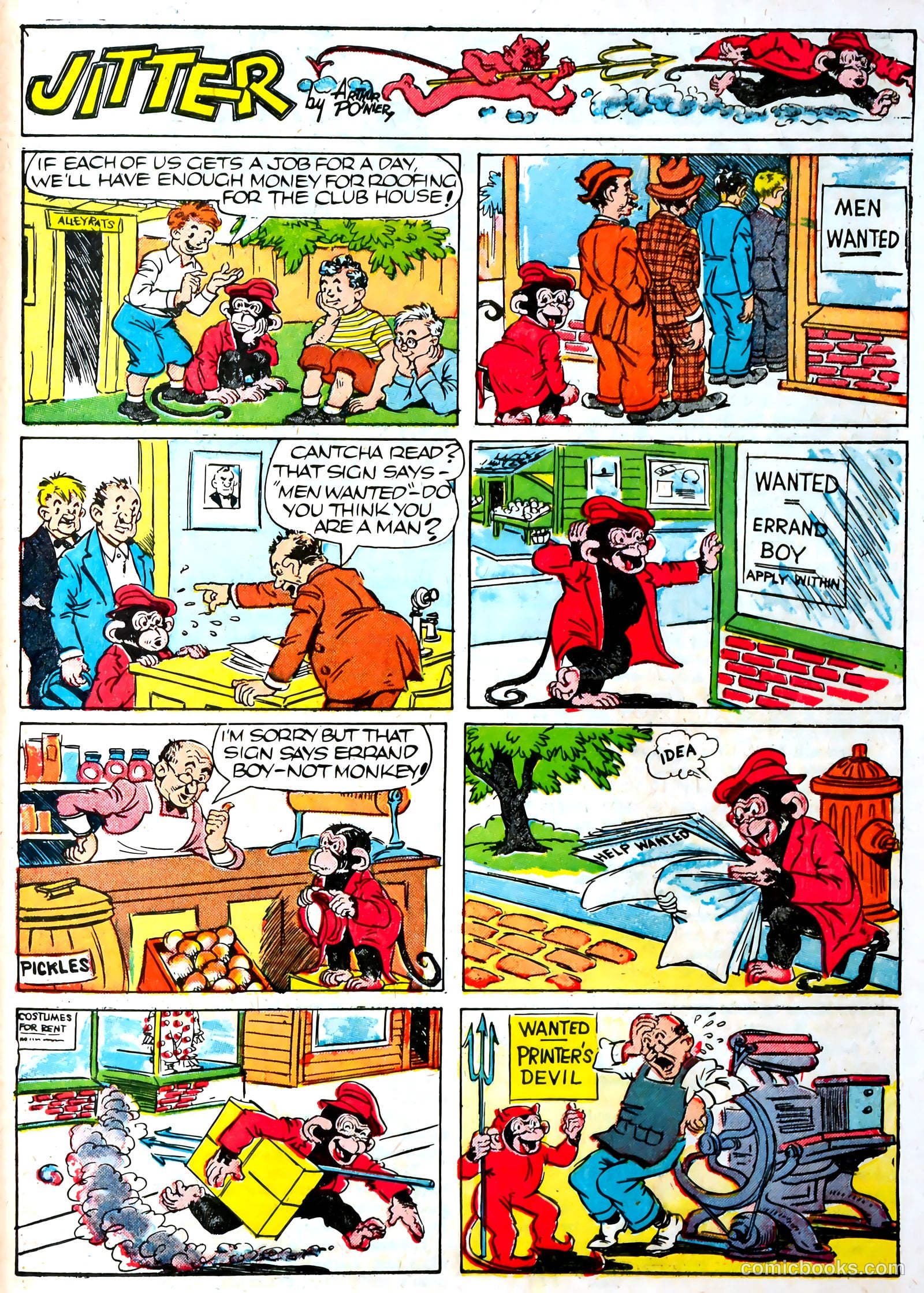 Famous Funnies #73 (1940) — page 54 of 62