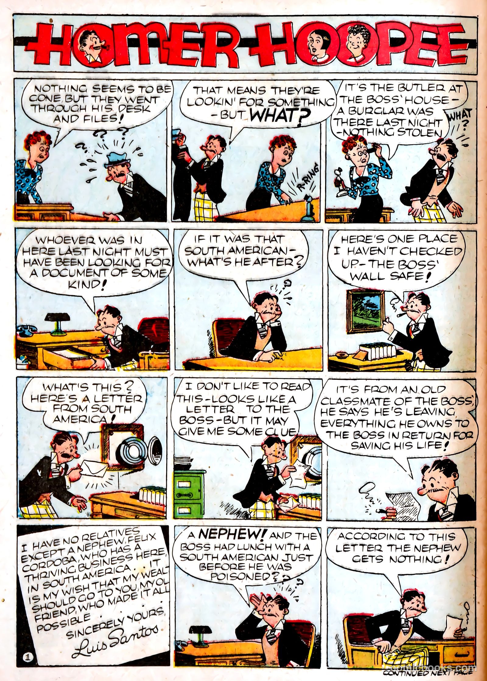 Famous Funnies #73 (1940) — page 56 of 62