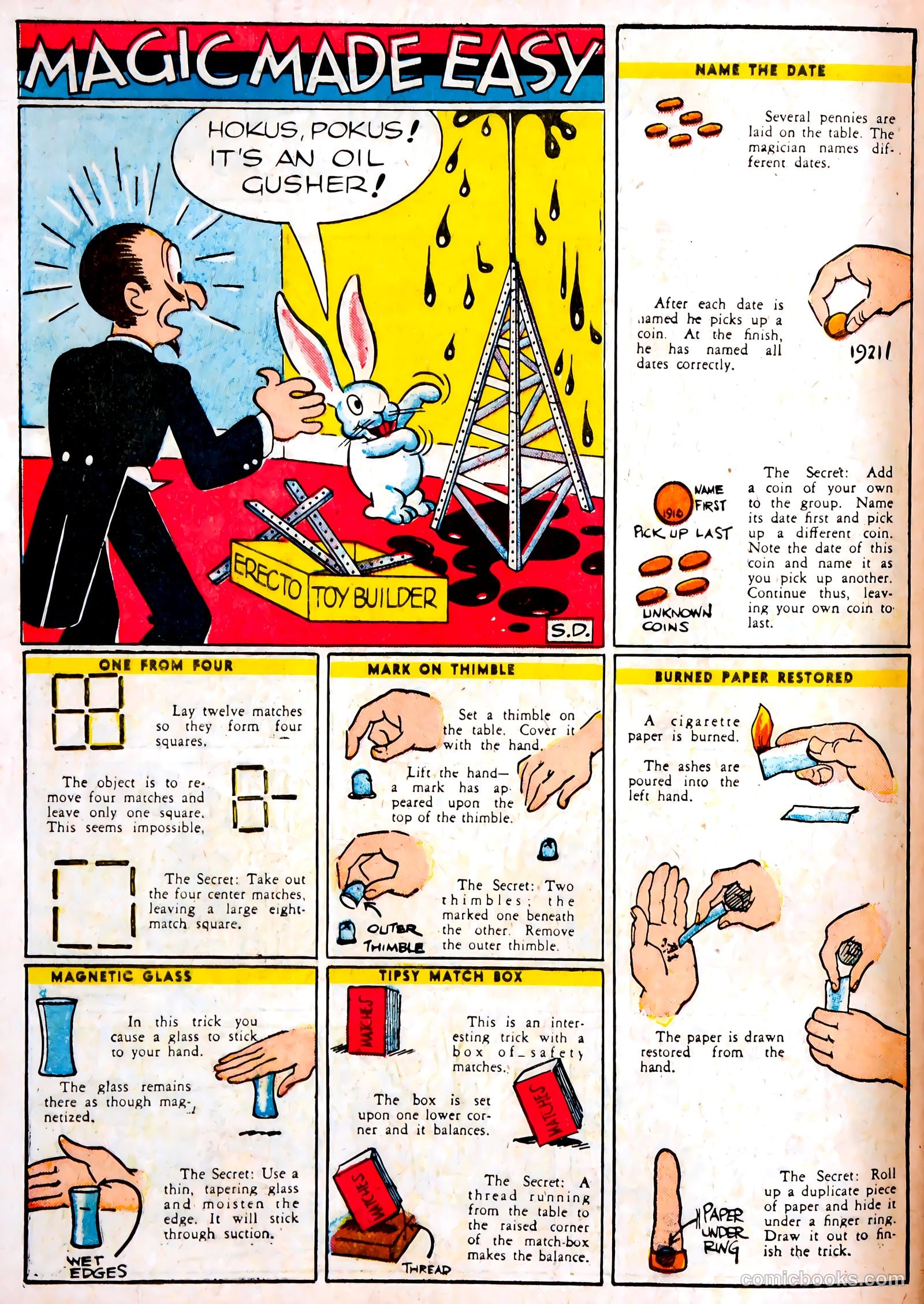 Famous Funnies #73 (1940) — page 60 of 62
