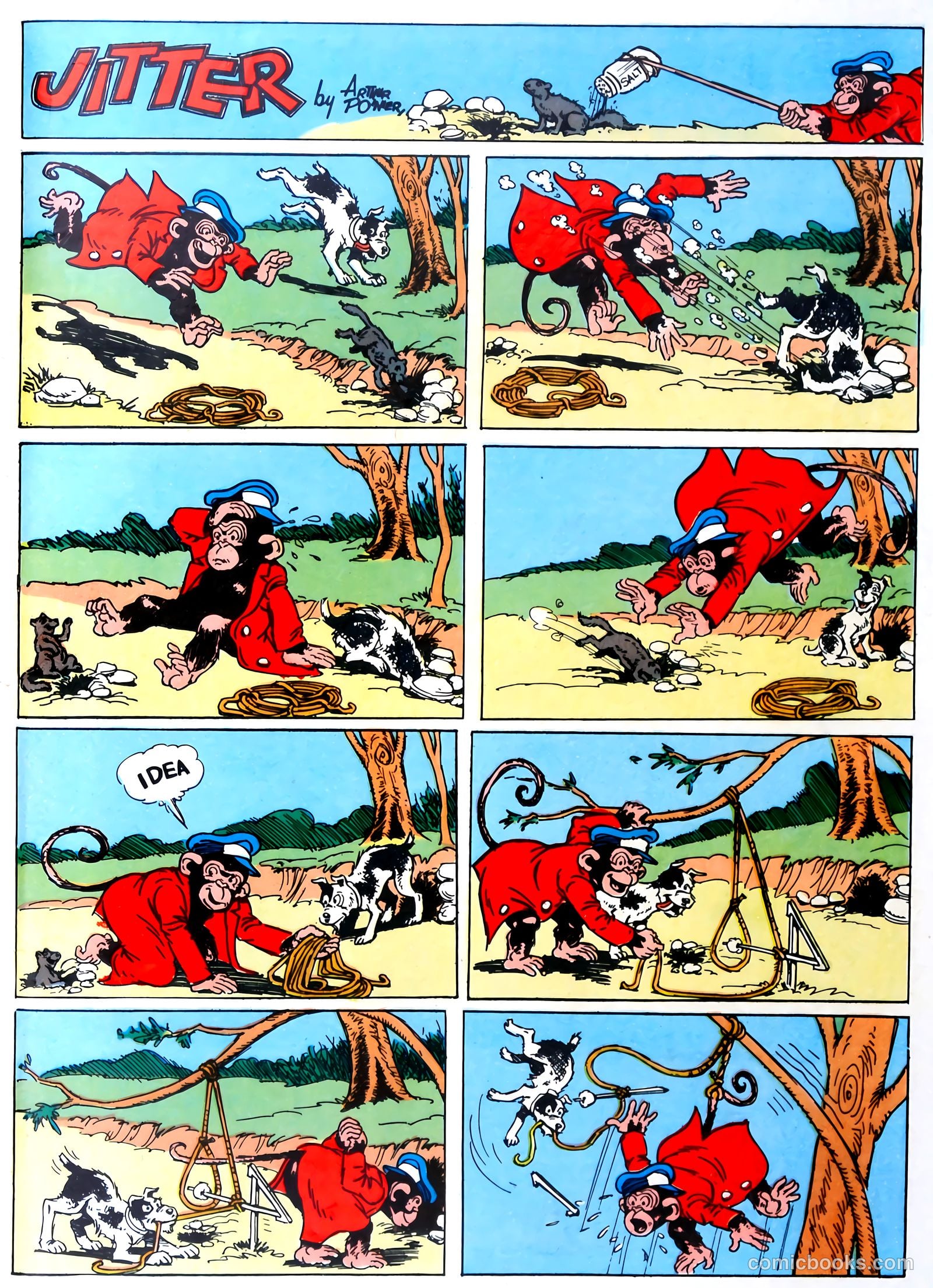 Famous Funnies #73 (1940) — page 61 of 62