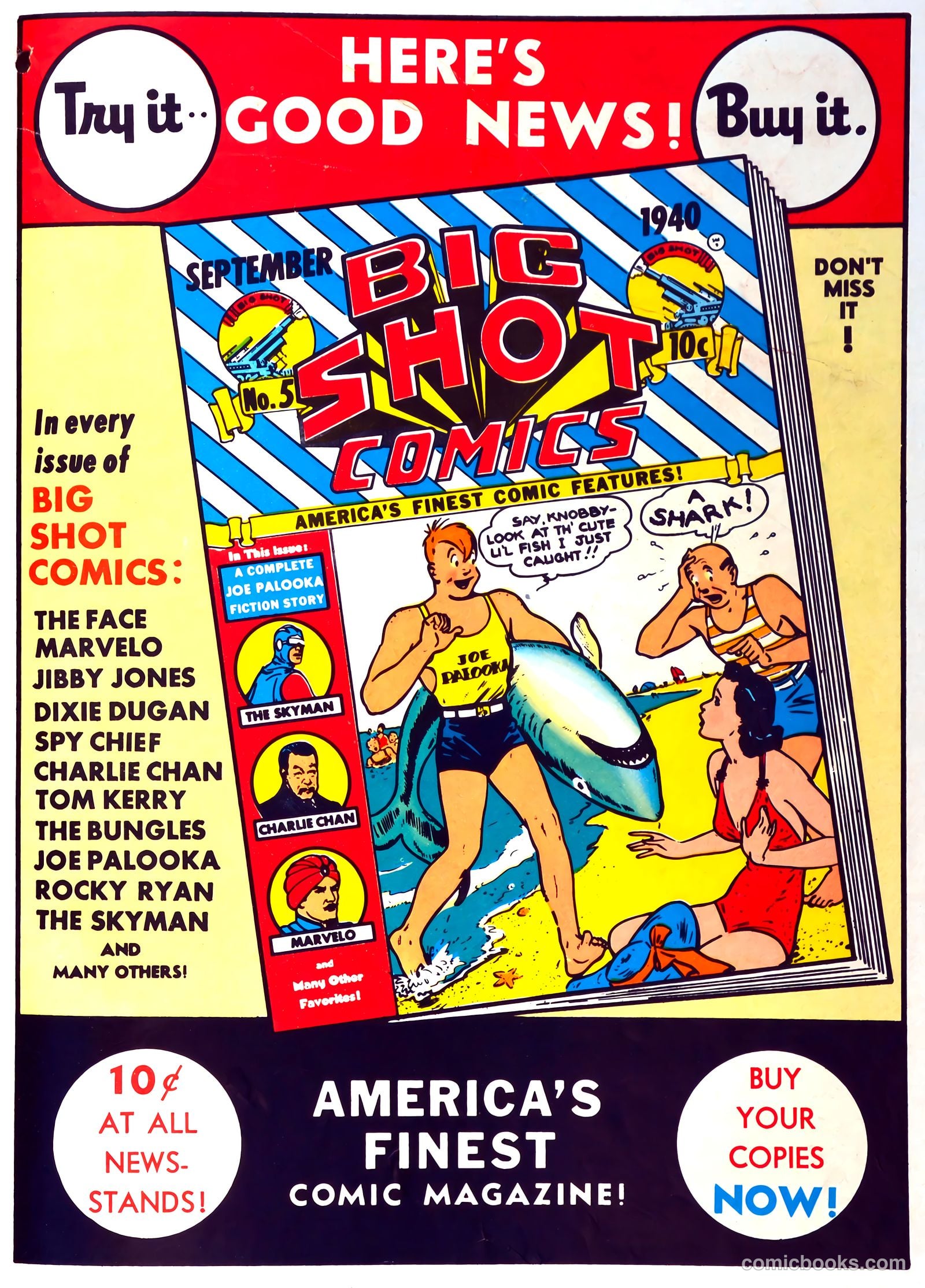 Famous Funnies #74 (1940) — page 61 of 62