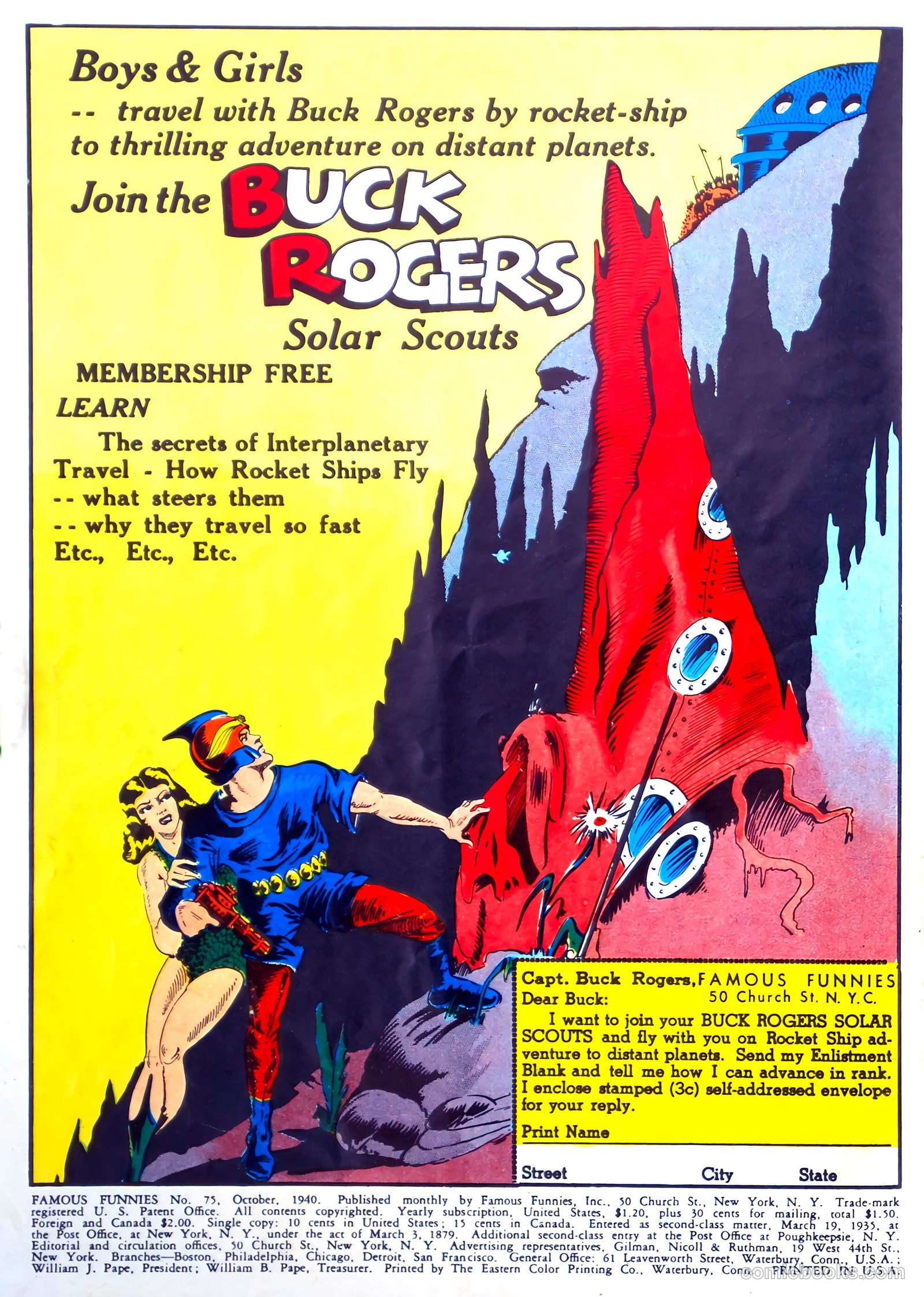 Famous Funnies #75 (1940) — page 2 of 62