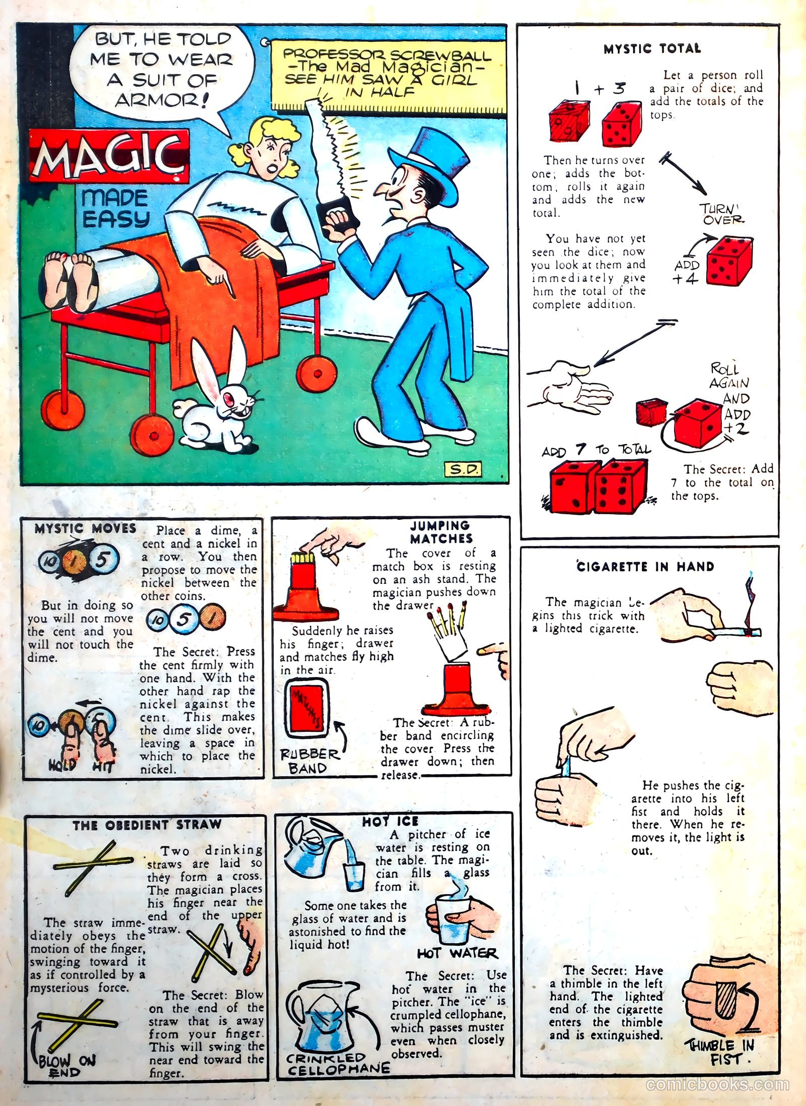 Famous Funnies #75 (1940) — page 60 of 62
