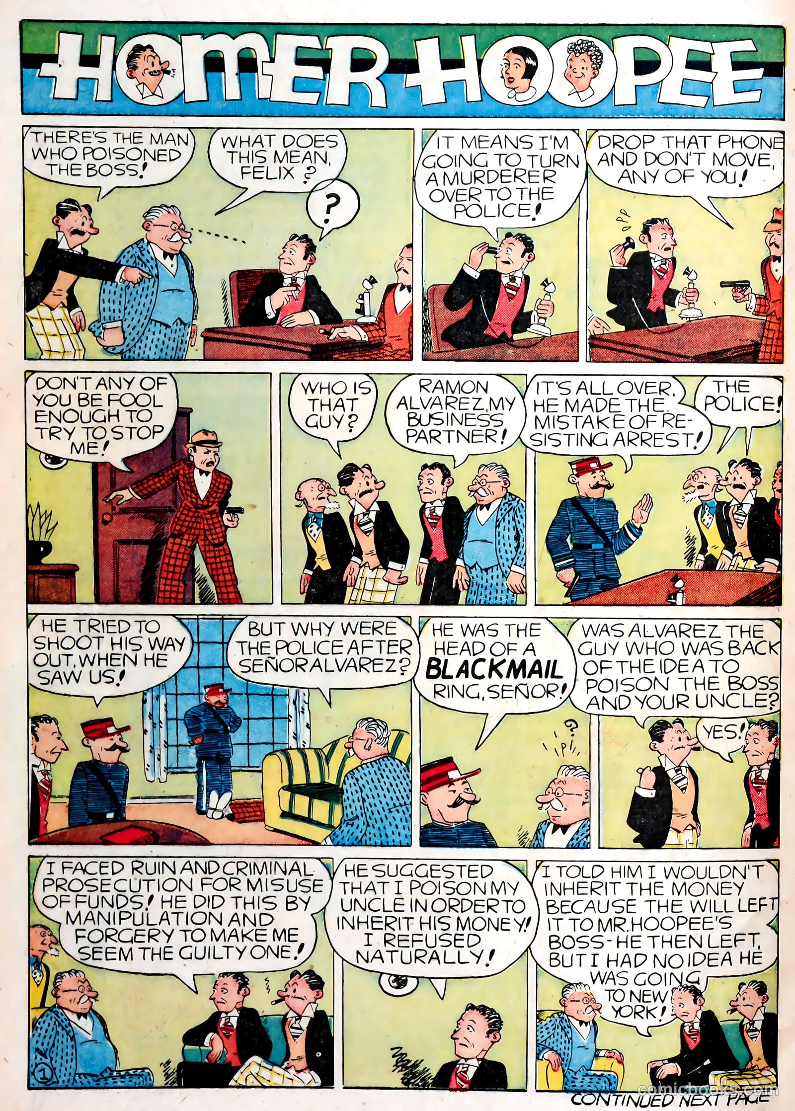Famous Funnies #76 (1940) — page 56 of 62