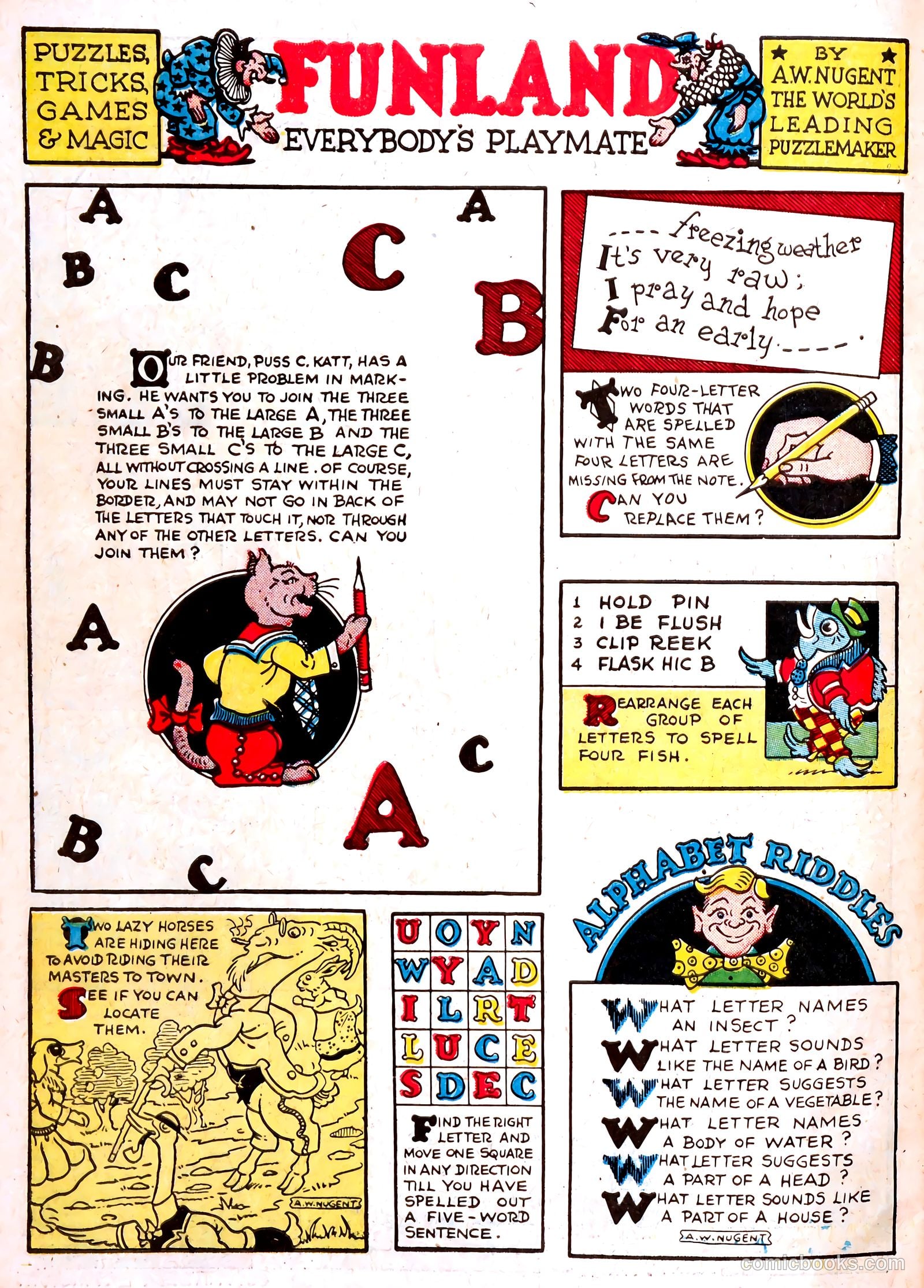 Famous Funnies #76 (1940) — page 58 of 62