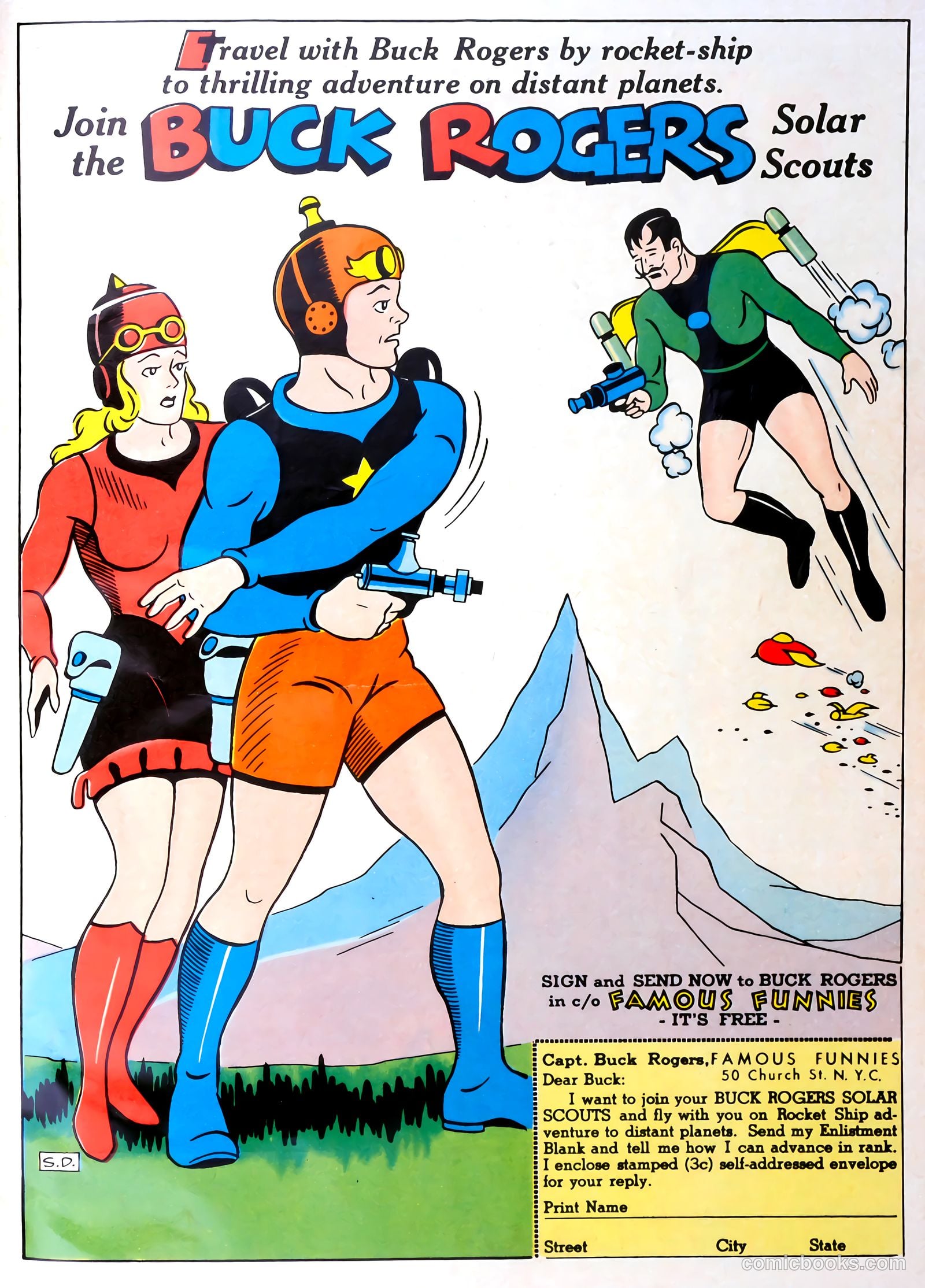 Famous Funnies #76 (1940) — page 61 of 62