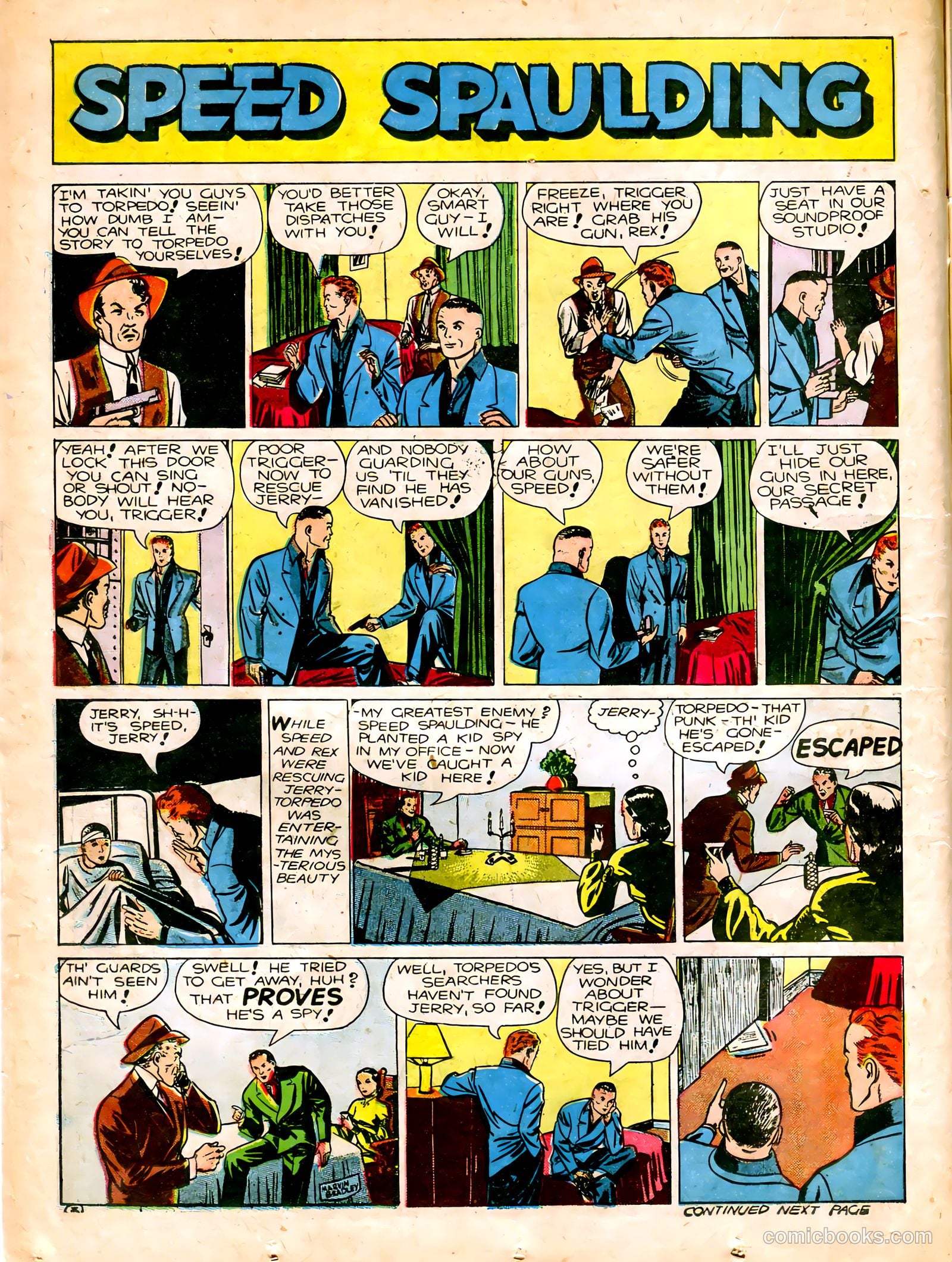 Famous Funnies #77 (1940) — page 19 of 62