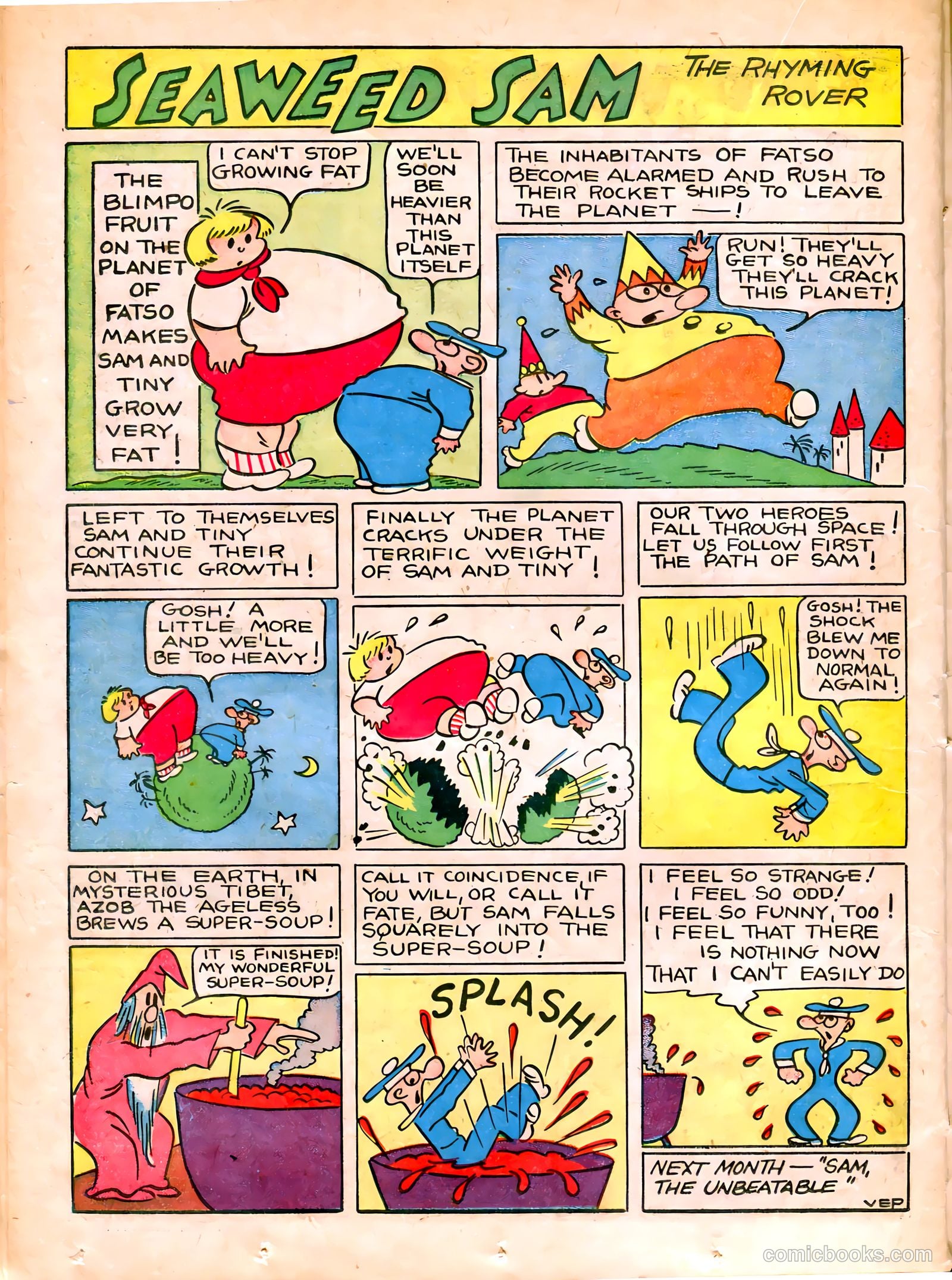 Famous Funnies #77 (1940) — page 37 of 62