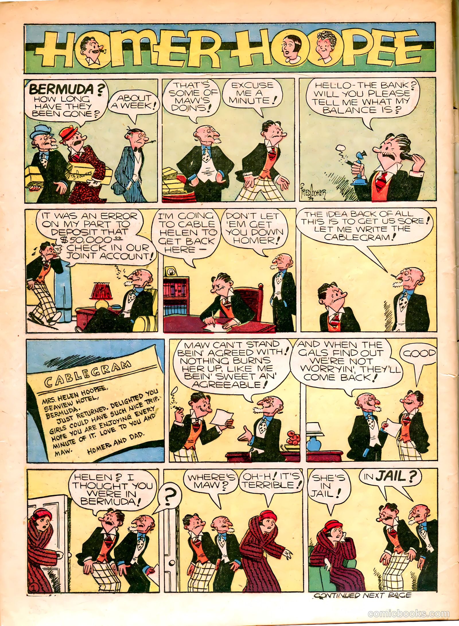 Famous Funnies #77 (1940) — page 57 of 62