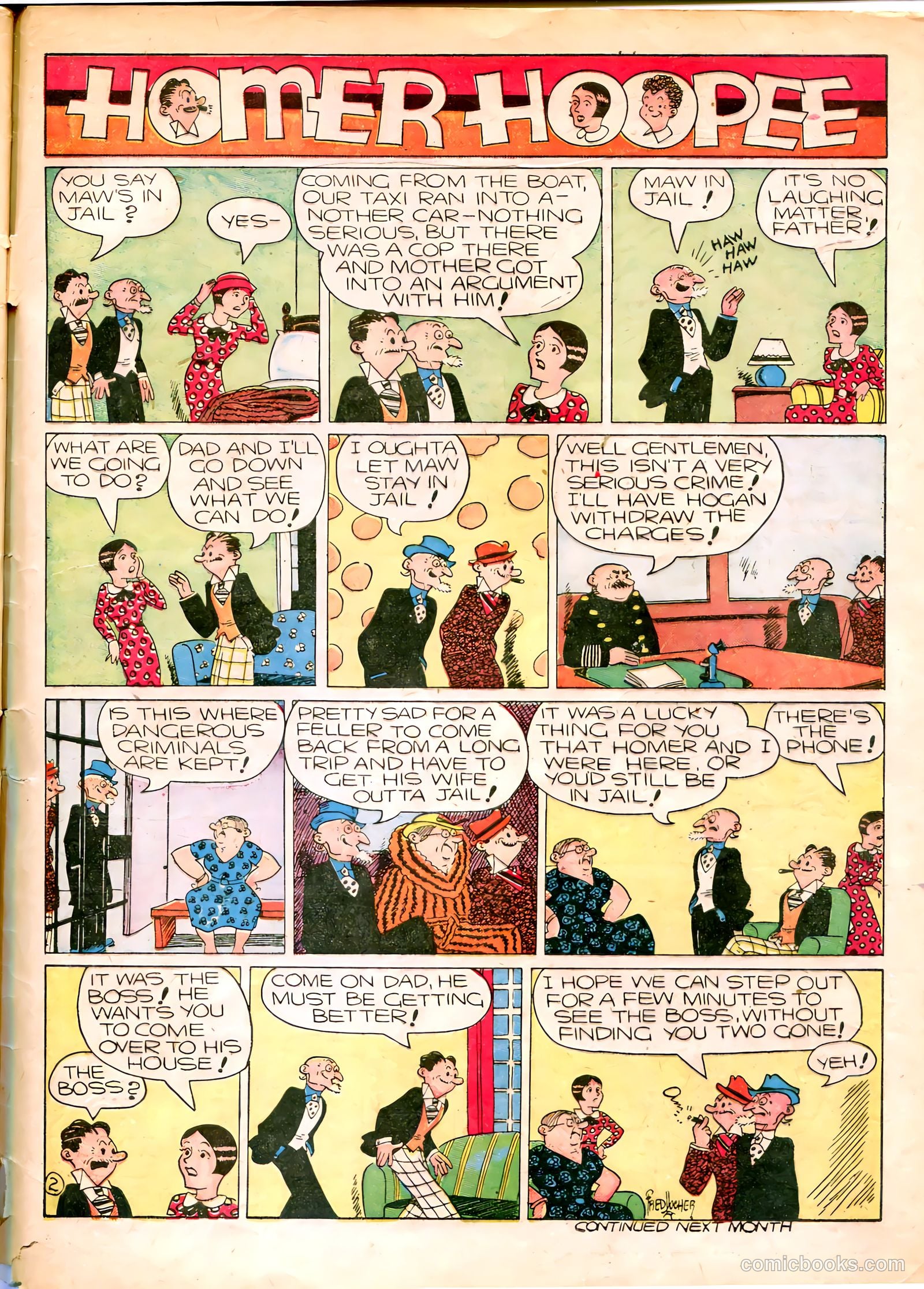 Famous Funnies #77 (1940) — page 58 of 62
