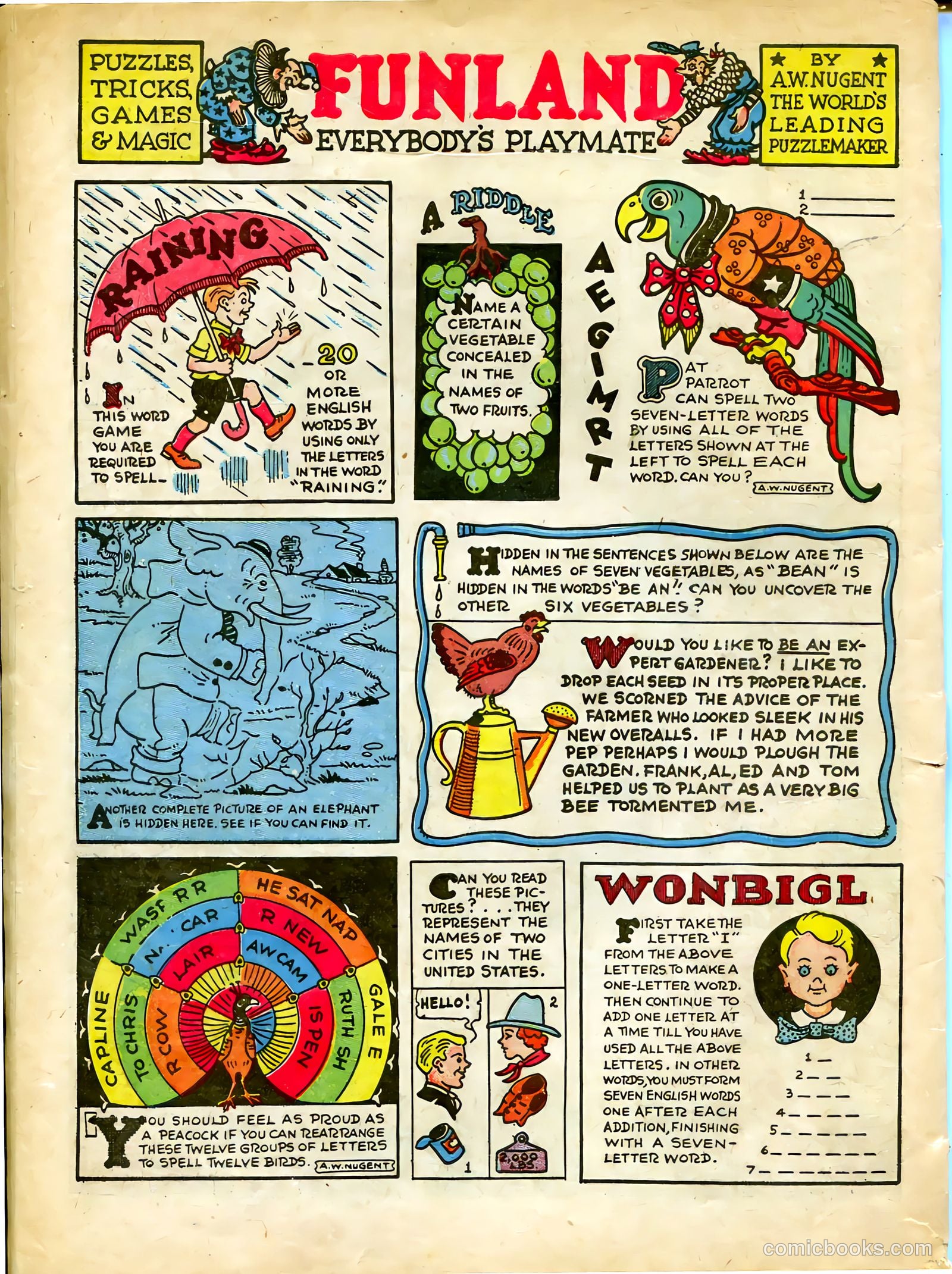 Famous Funnies #77 (1940) — page 59 of 62