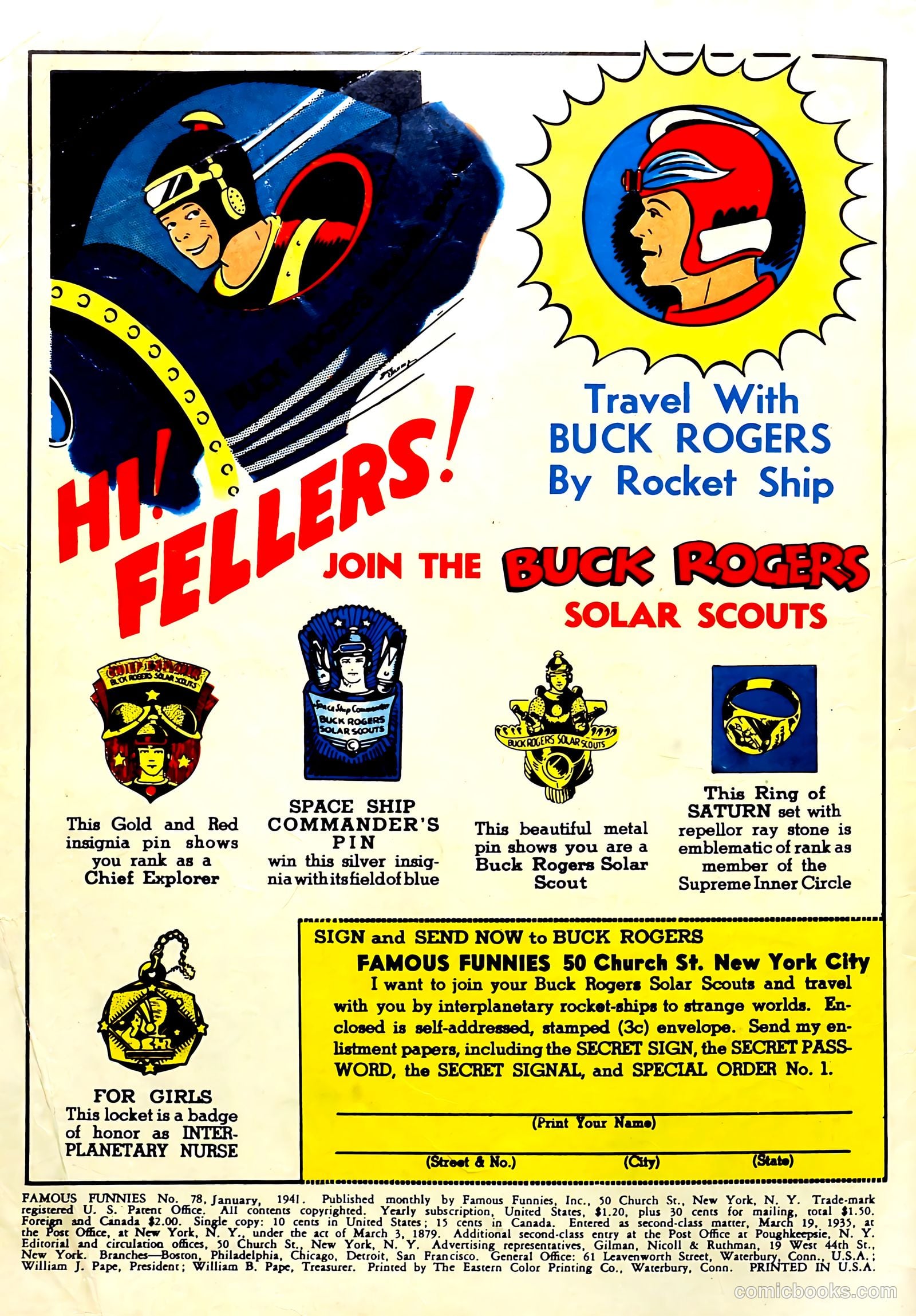 Famous Funnies #78 (1941) — page 2 of 64