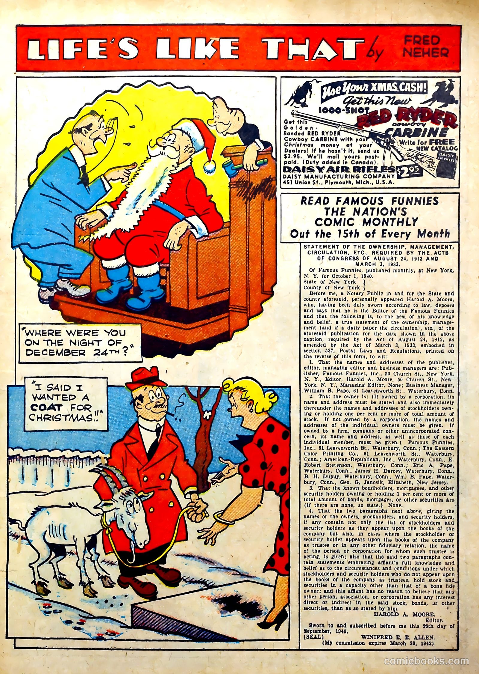 Famous Funnies #78 (1941) — page 3 of 64