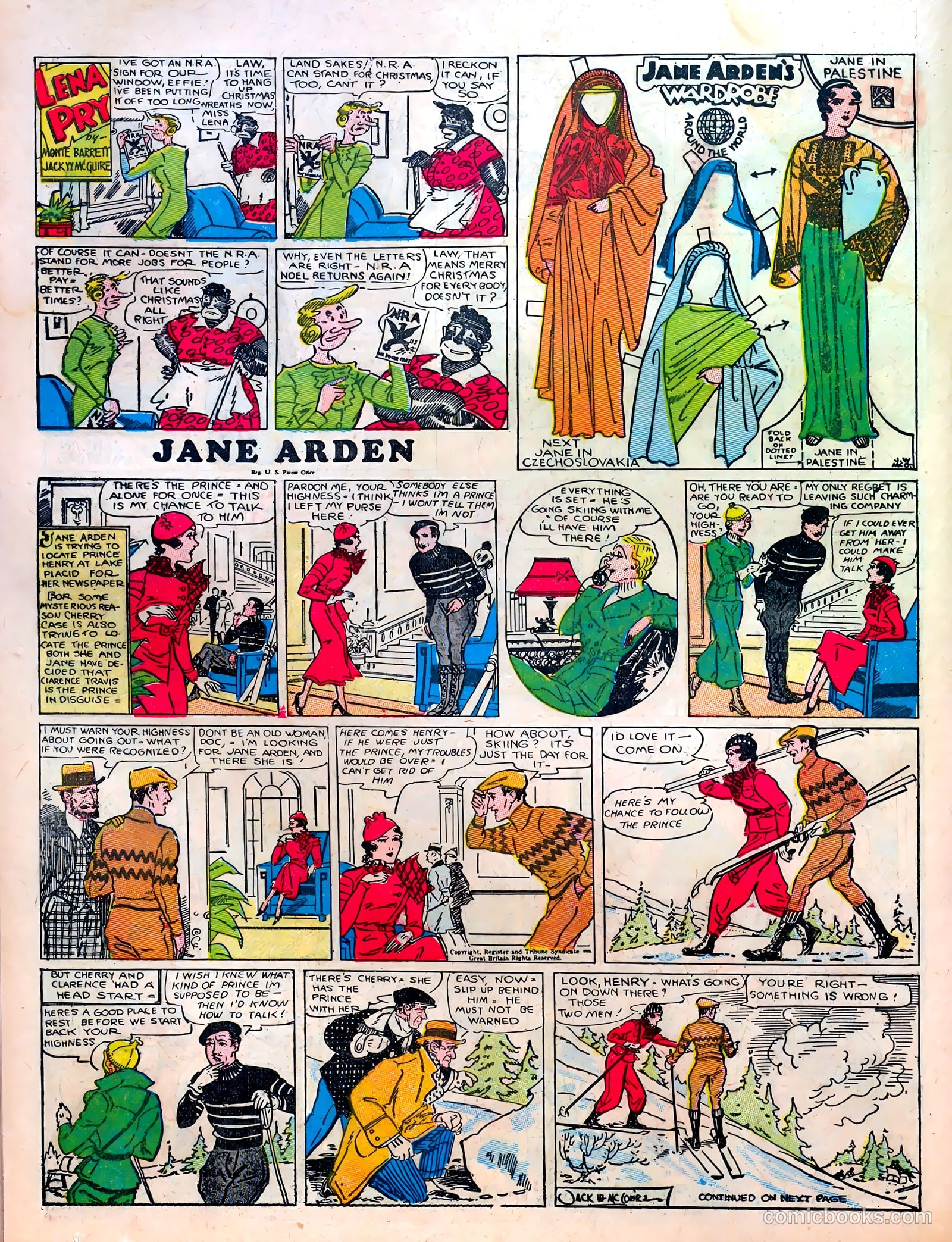Famous Funnies #8 (1935) — page 36 of 64