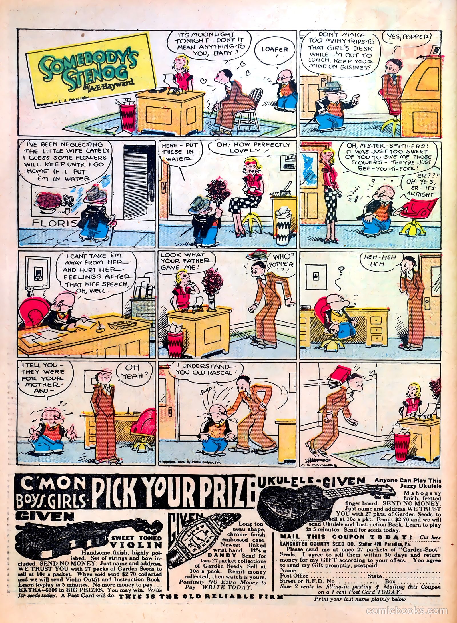 Famous Funnies #8 (1935) — page 60 of 64