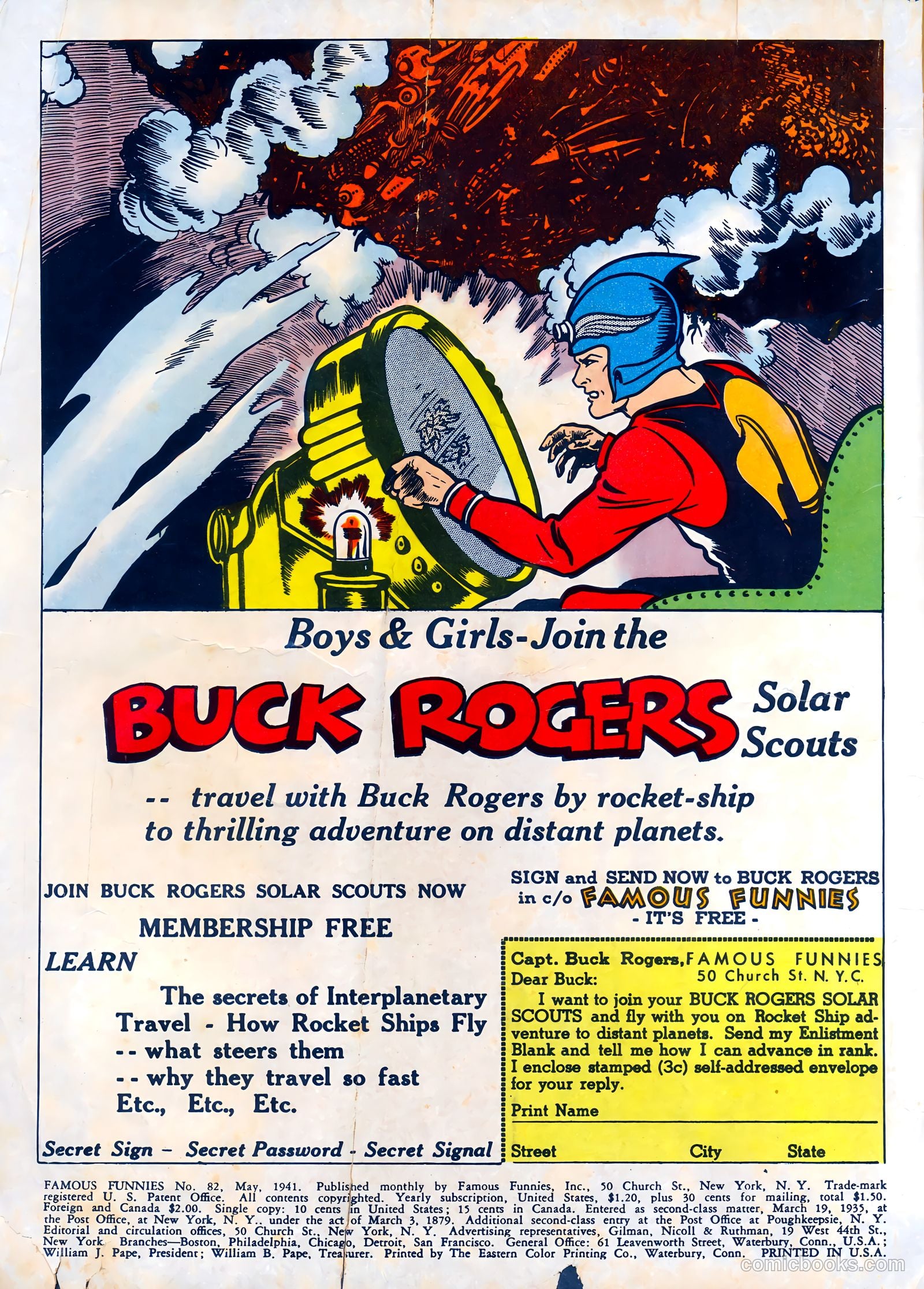 Famous Funnies #82 (1941) — page 2 of 64