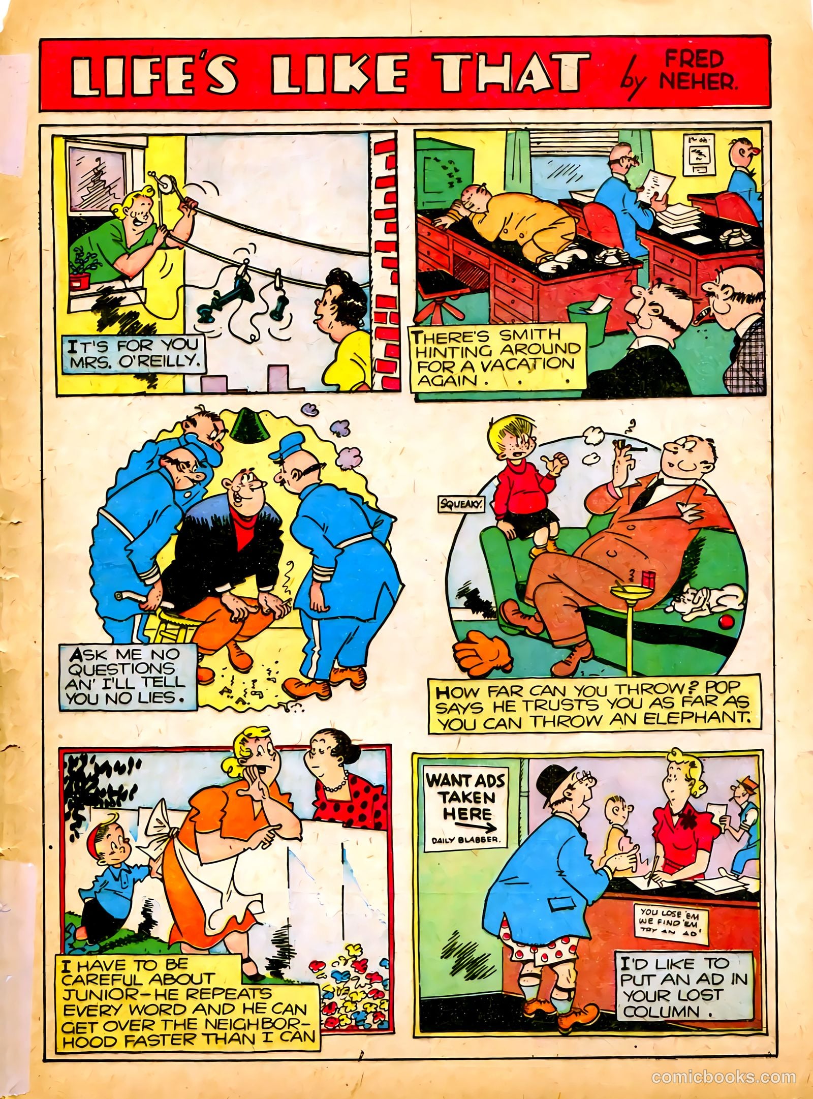 Famous Funnies #84 (1941) — page 53 of 64