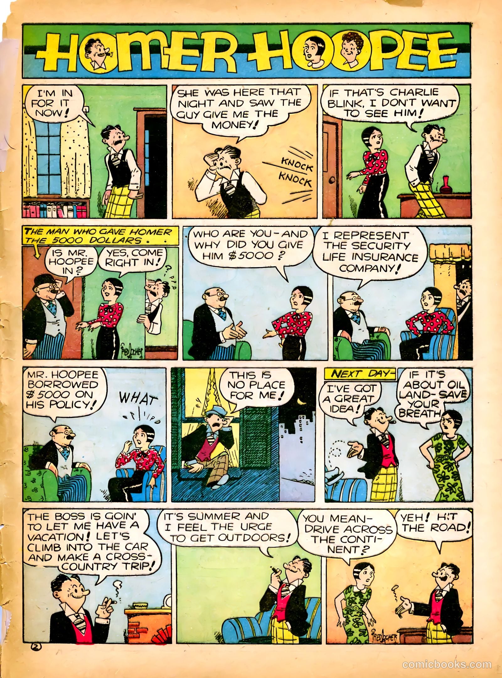 Famous Funnies #84 (1941) — page 59 of 64