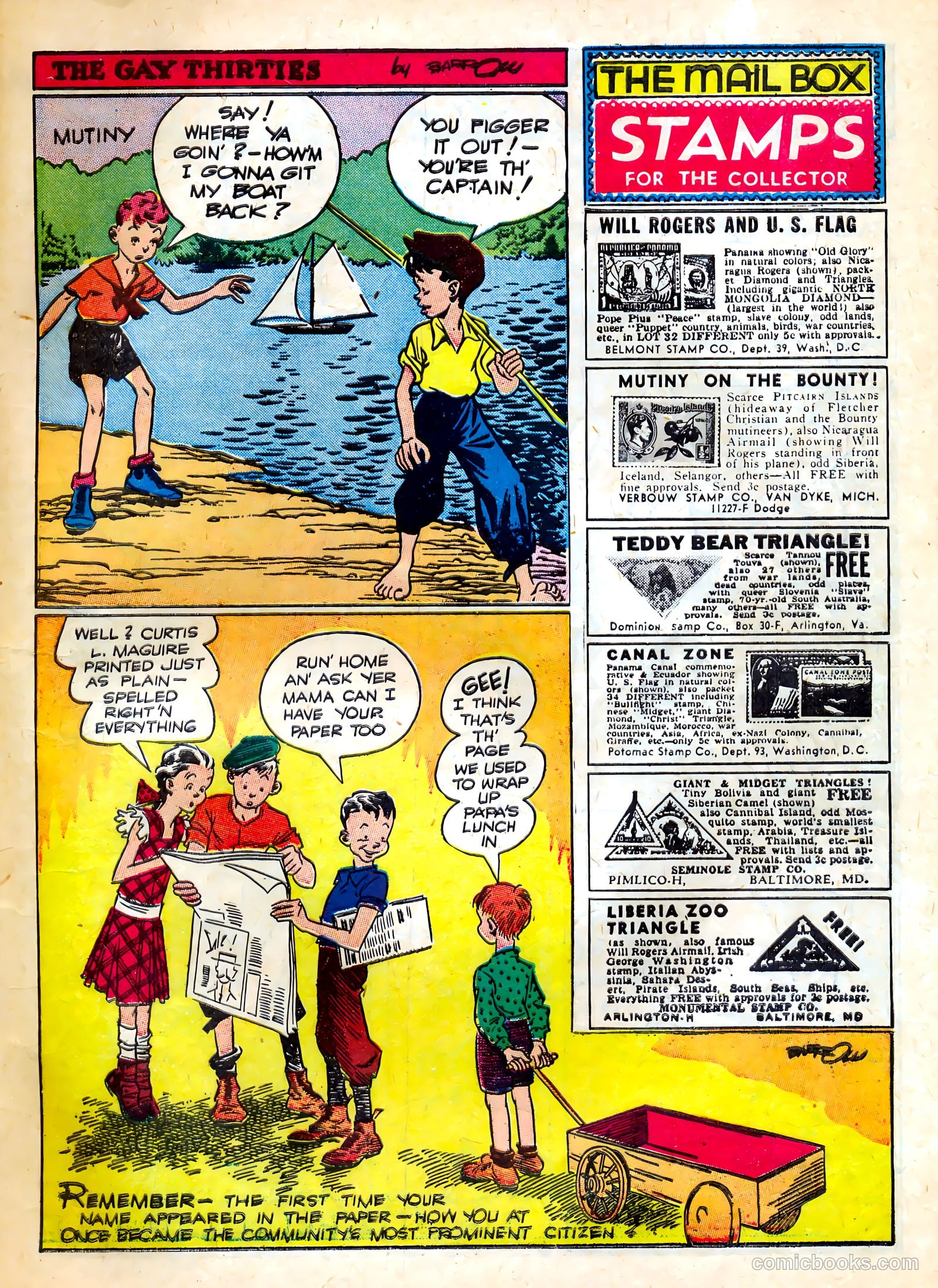 Famous Funnies #85 (1941) — page 3 of 64