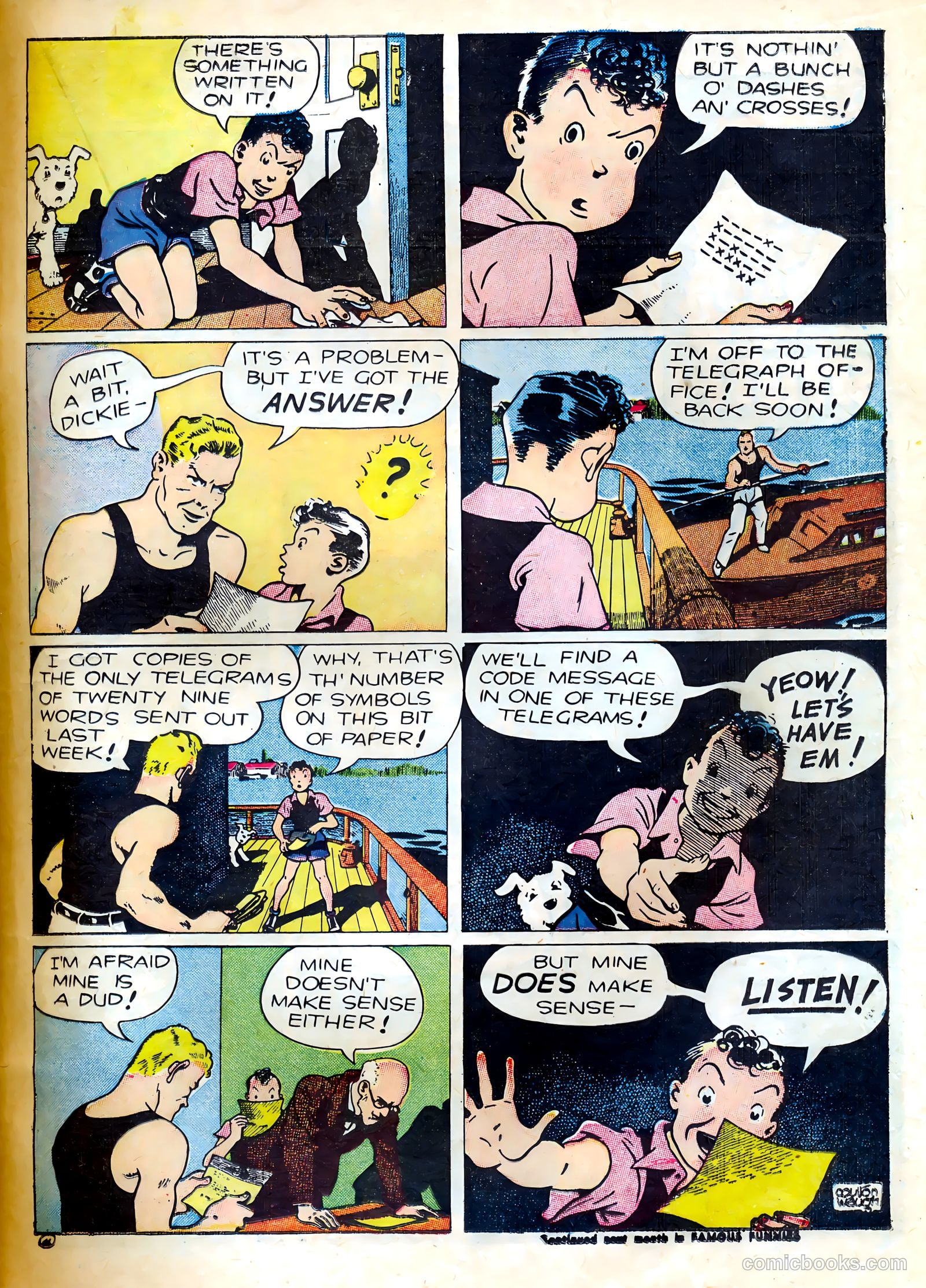 Famous Funnies #85 (1941) — page 25 of 64