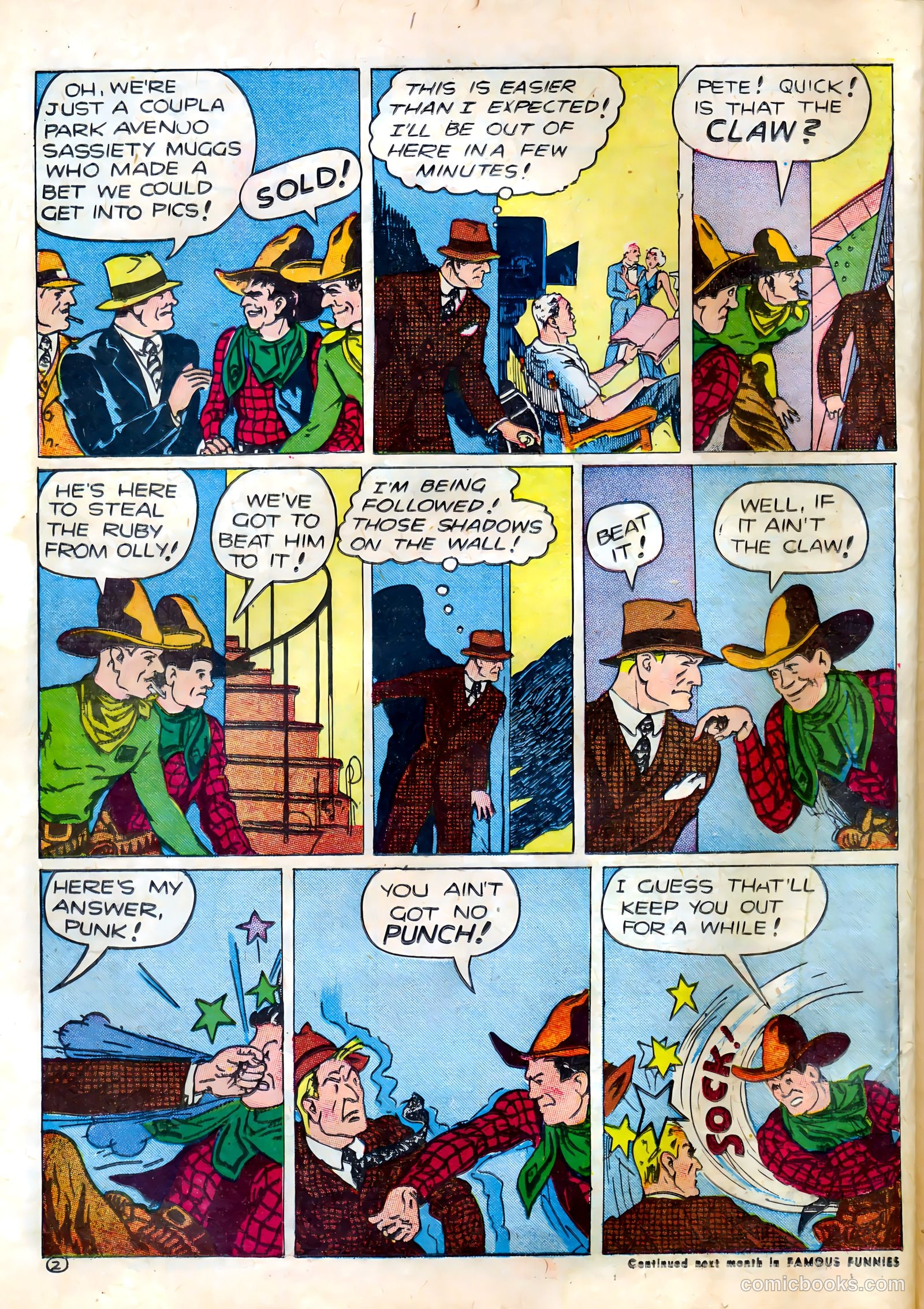 Famous Funnies #85 (1941) — page 46 of 64