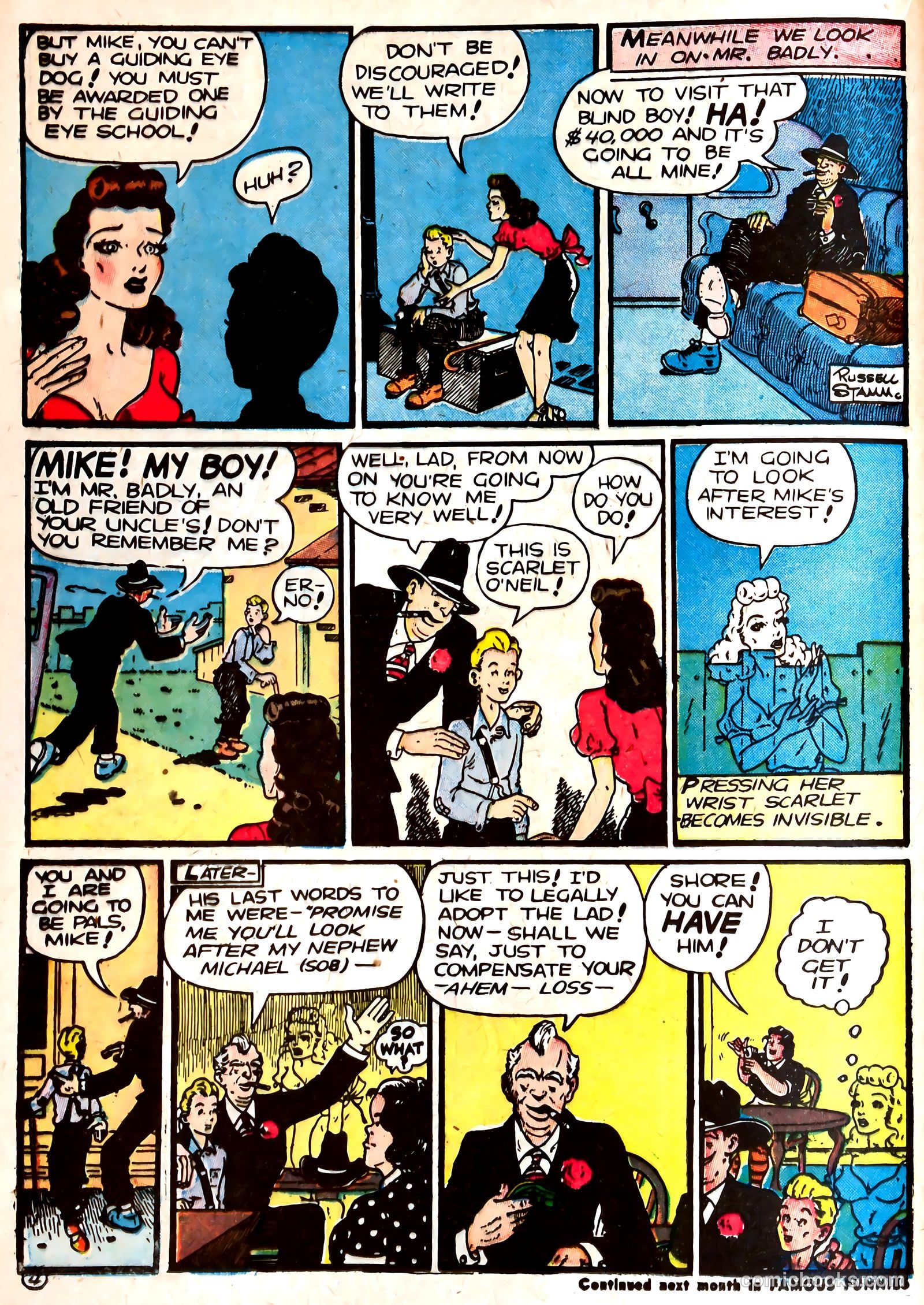 Famous Funnies #87 (1941) — page 22 of 60
