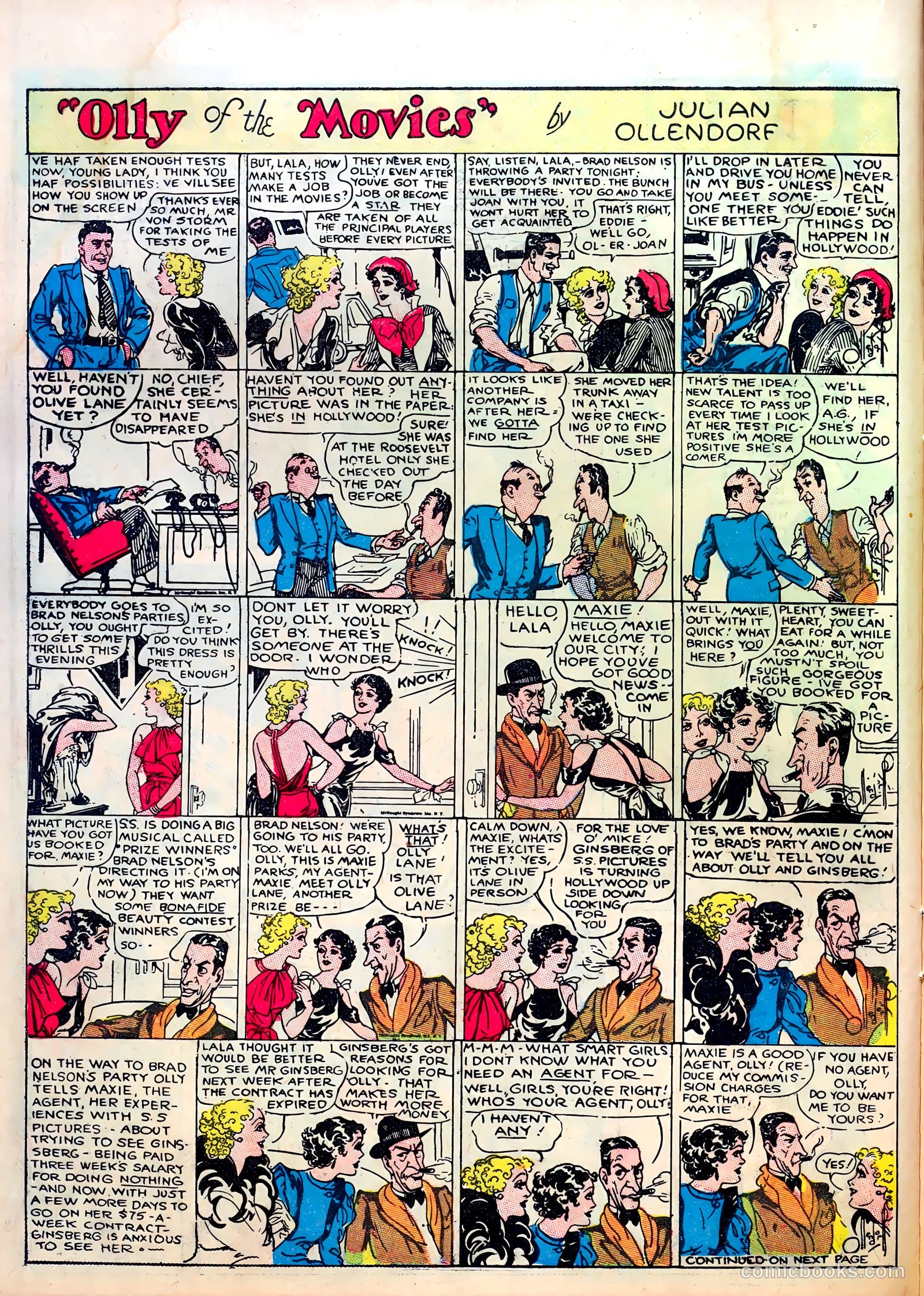 Famous Funnies #9 (1935) — page 22 of 64