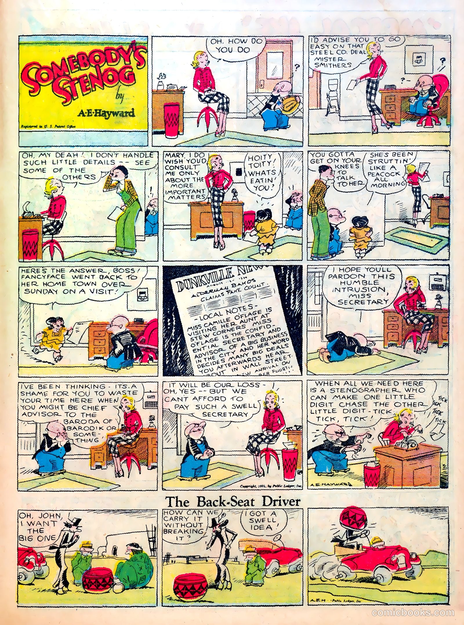 Famous Funnies #9 (1935) — page 33 of 64