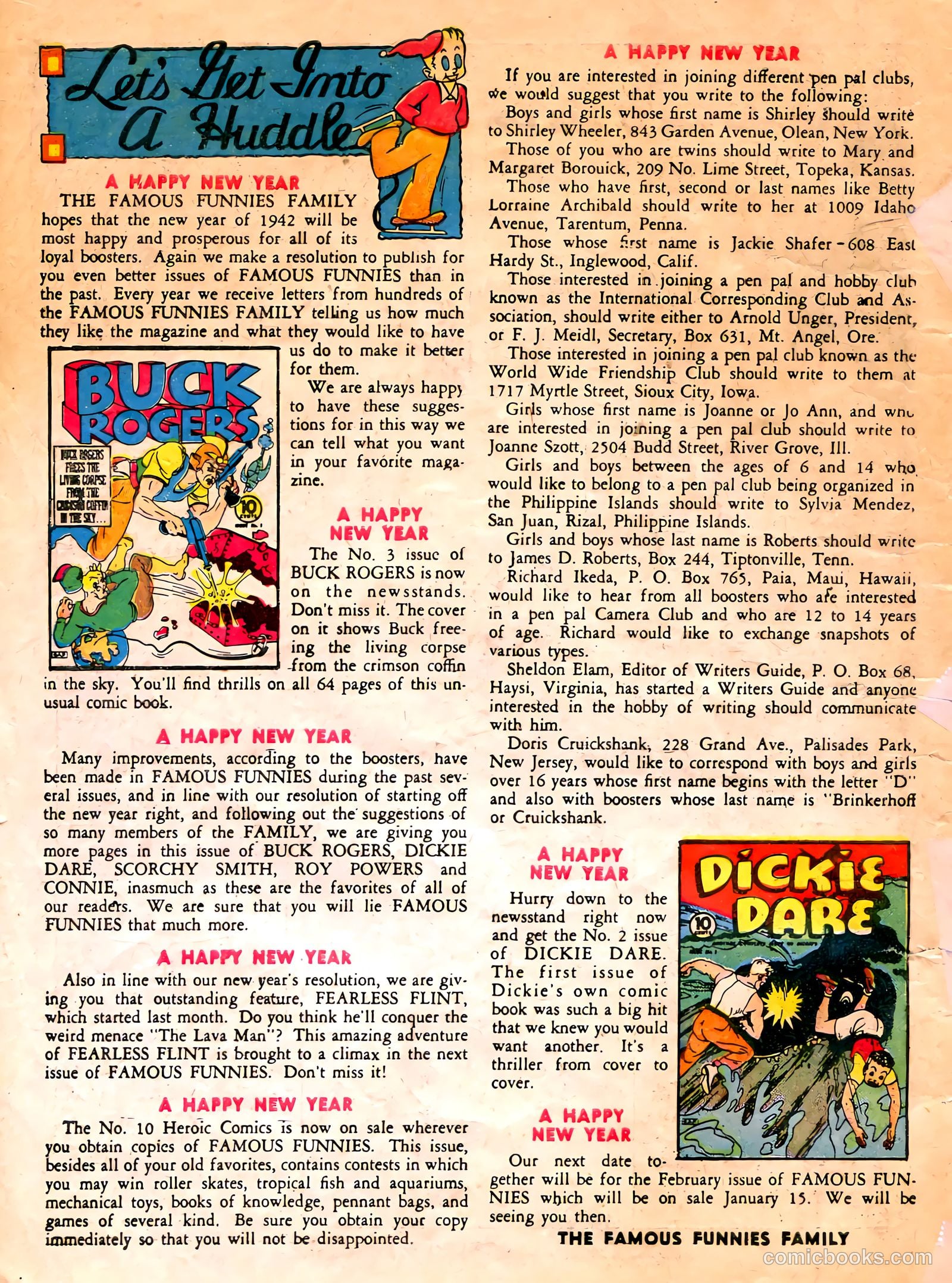 Famous Funnies #90 (1942) — page 3 of 57