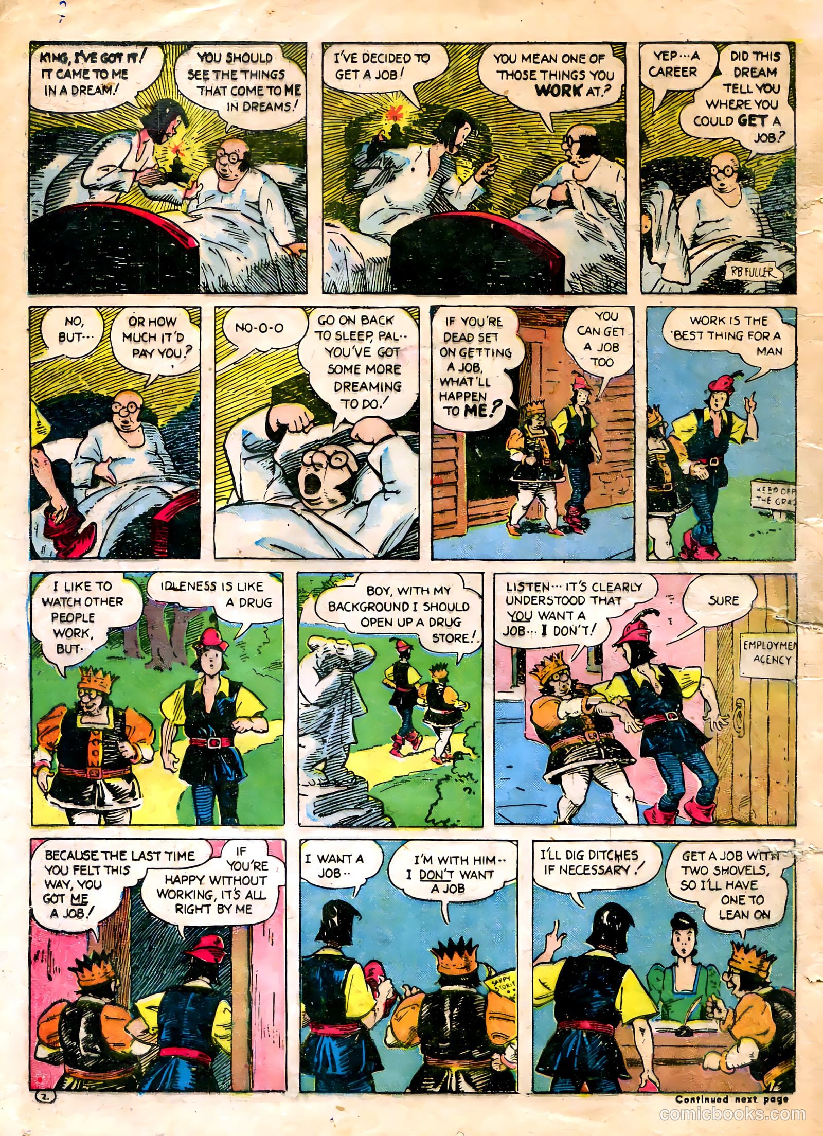Famous Funnies #90 (1942) — page 37 of 57