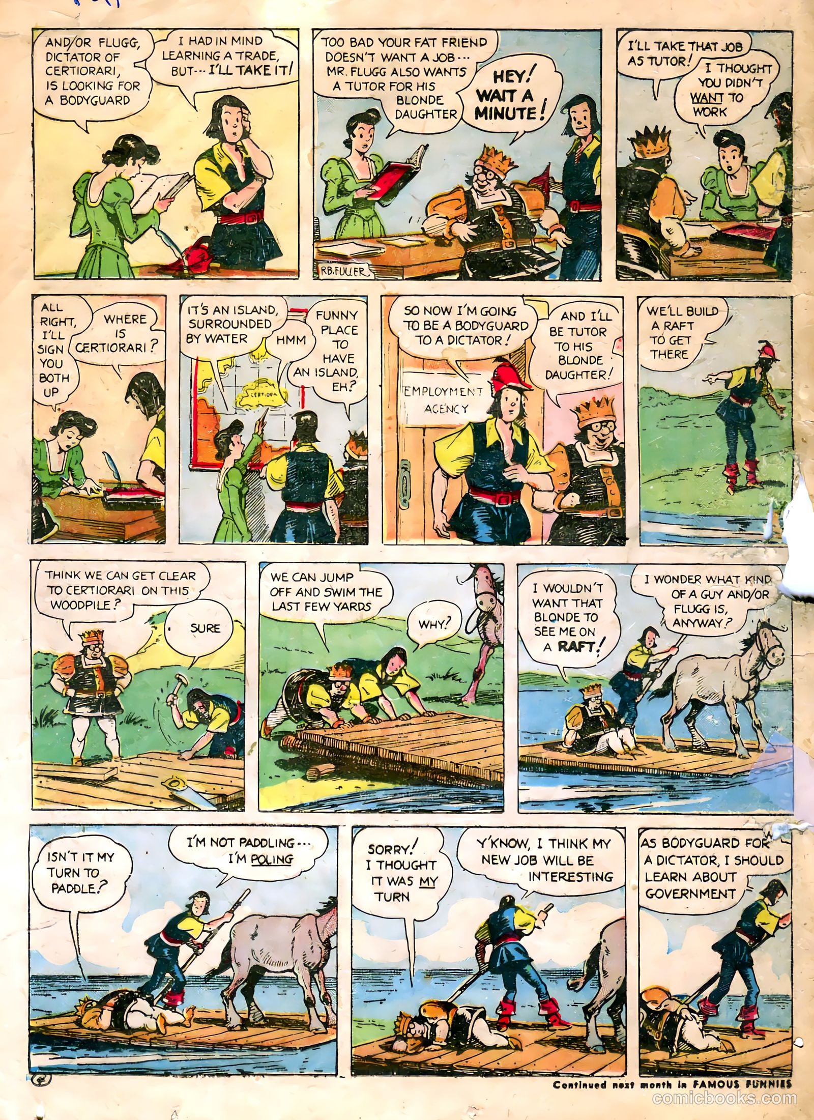 Famous Funnies #90 (1942) — page 39 of 57