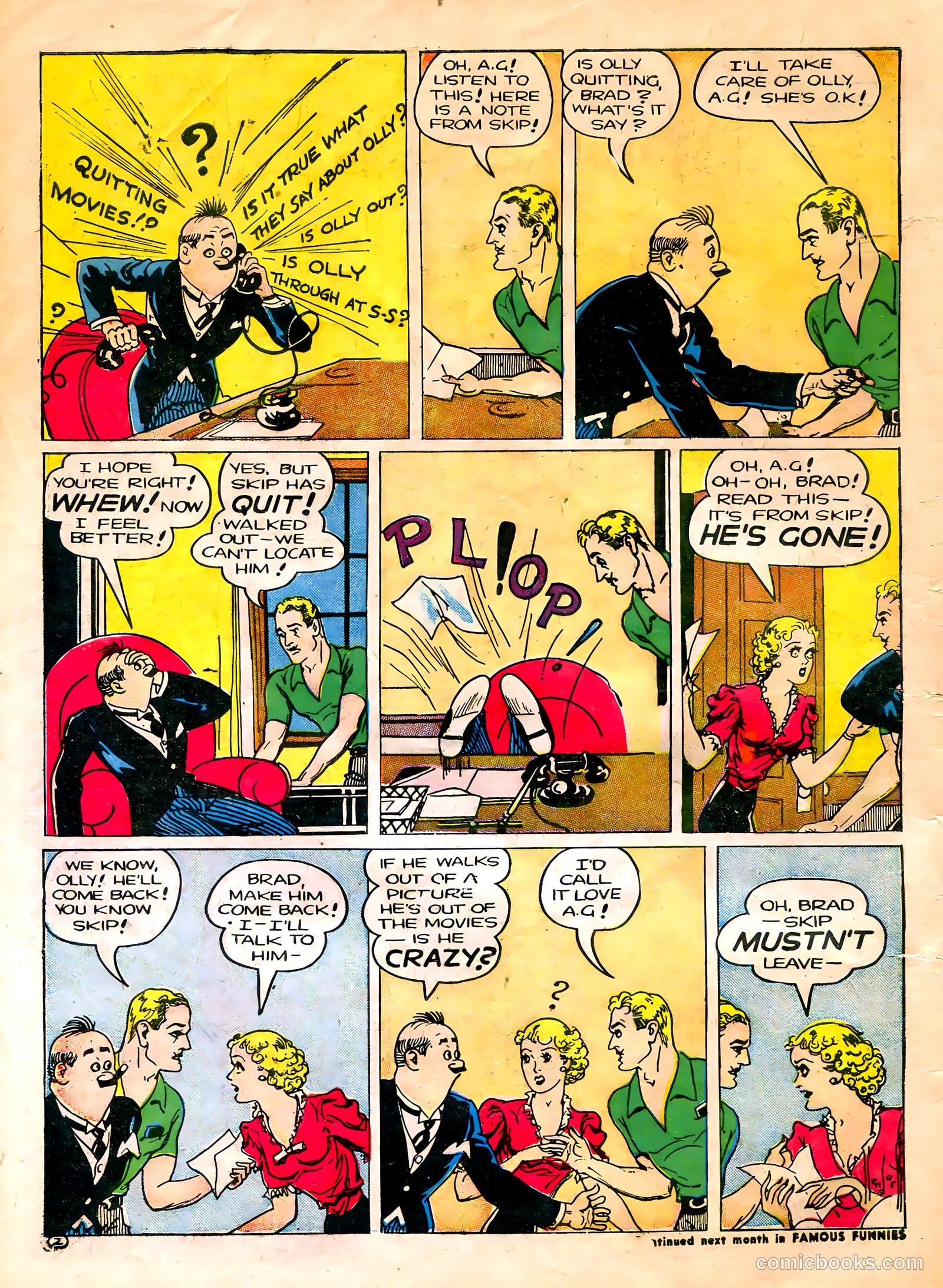 Famous Funnies #90 (1942) — page 49 of 57