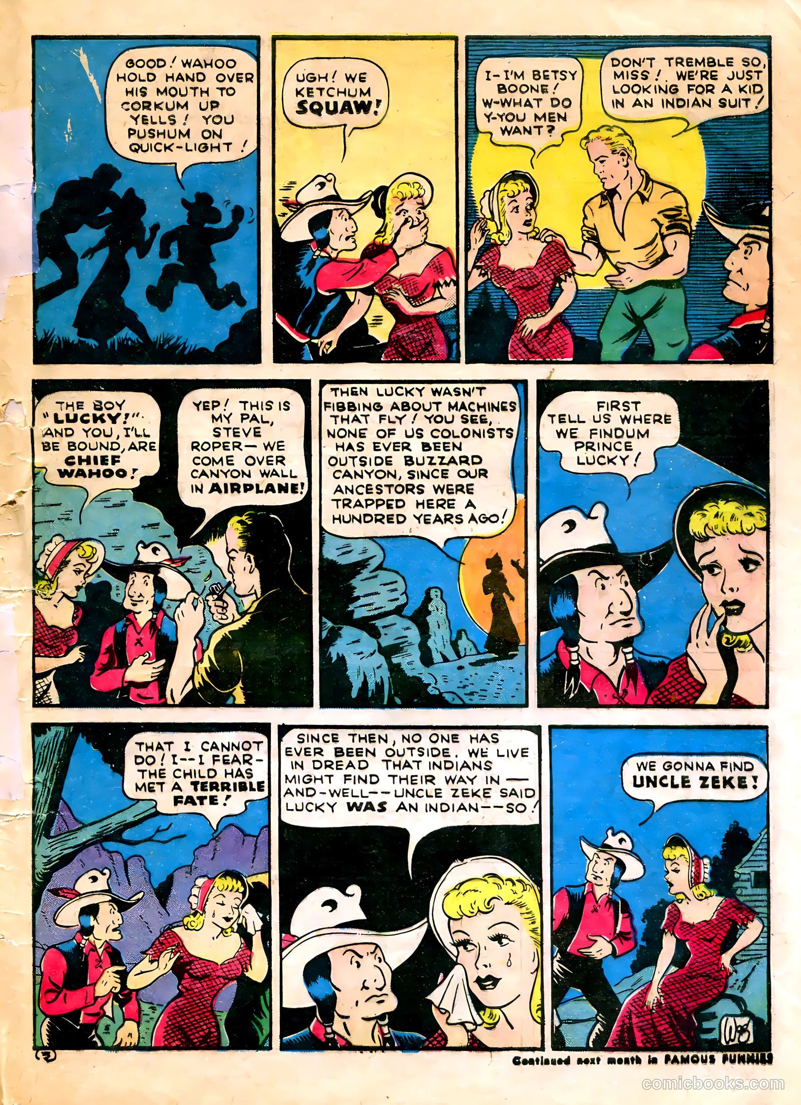 Famous Funnies #90 (1942) — page 56 of 57
