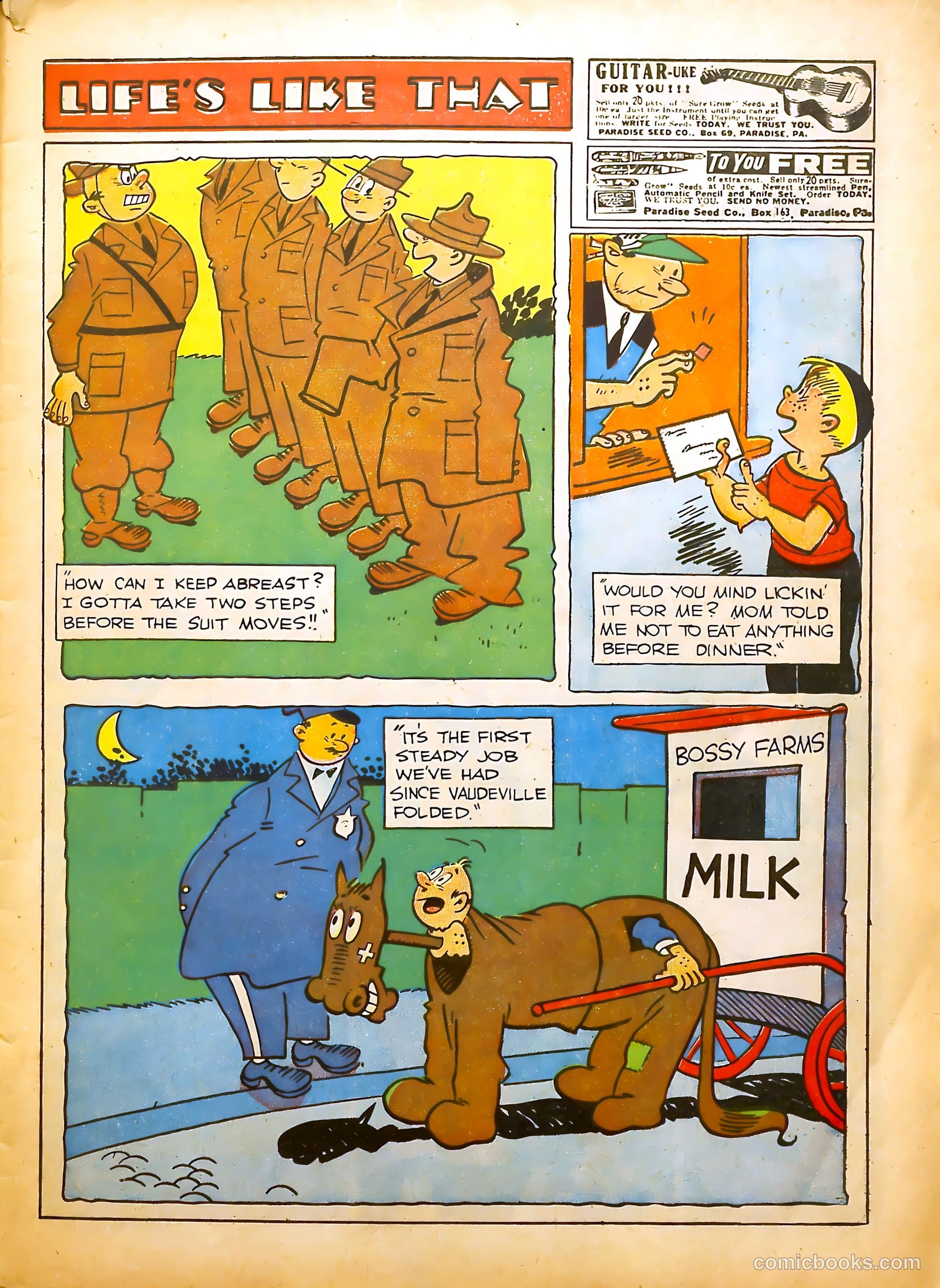 Famous Funnies #91 (1942) — page 3 of 61