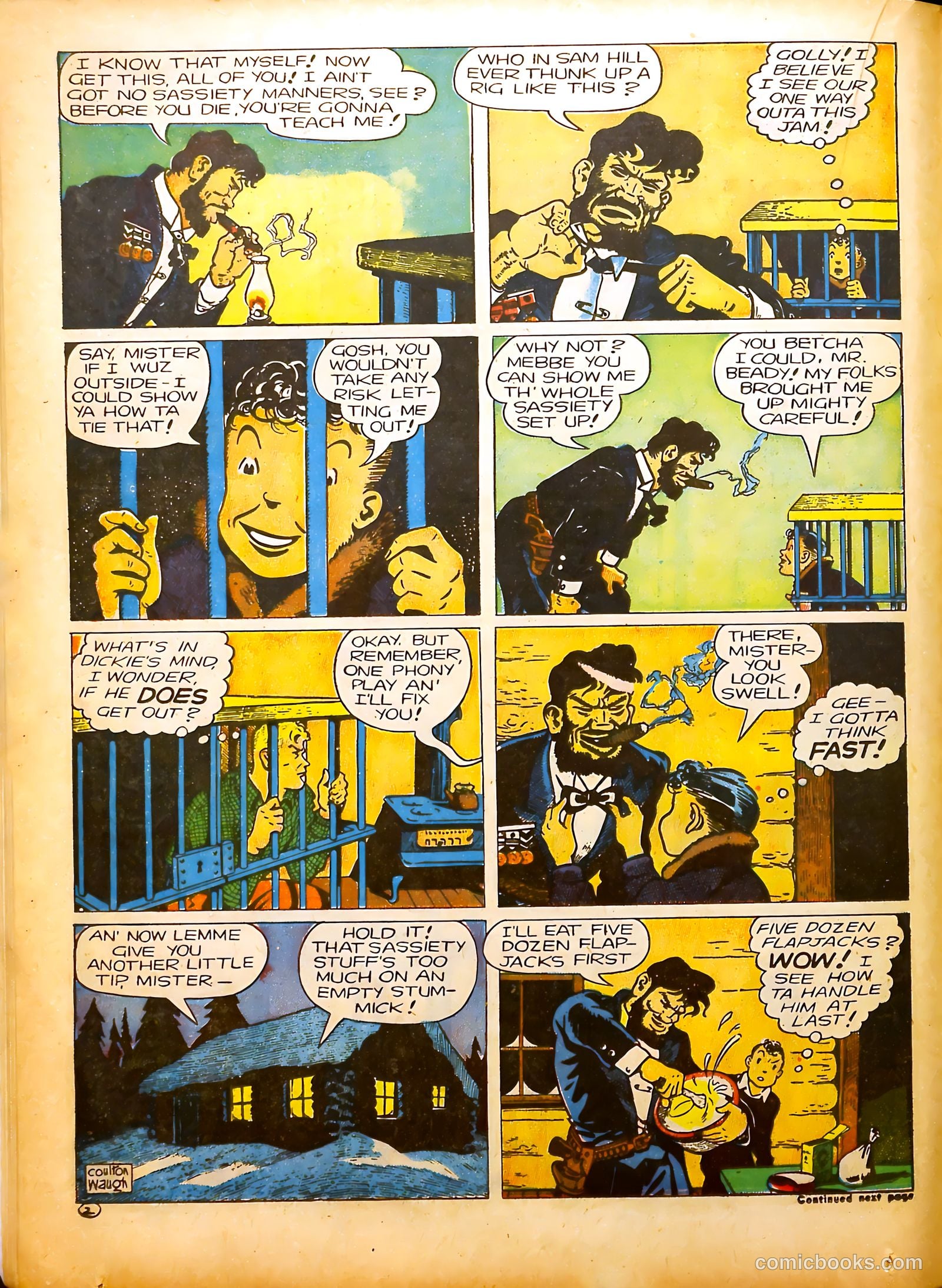 Famous Funnies #91 (1942) — page 20 of 61