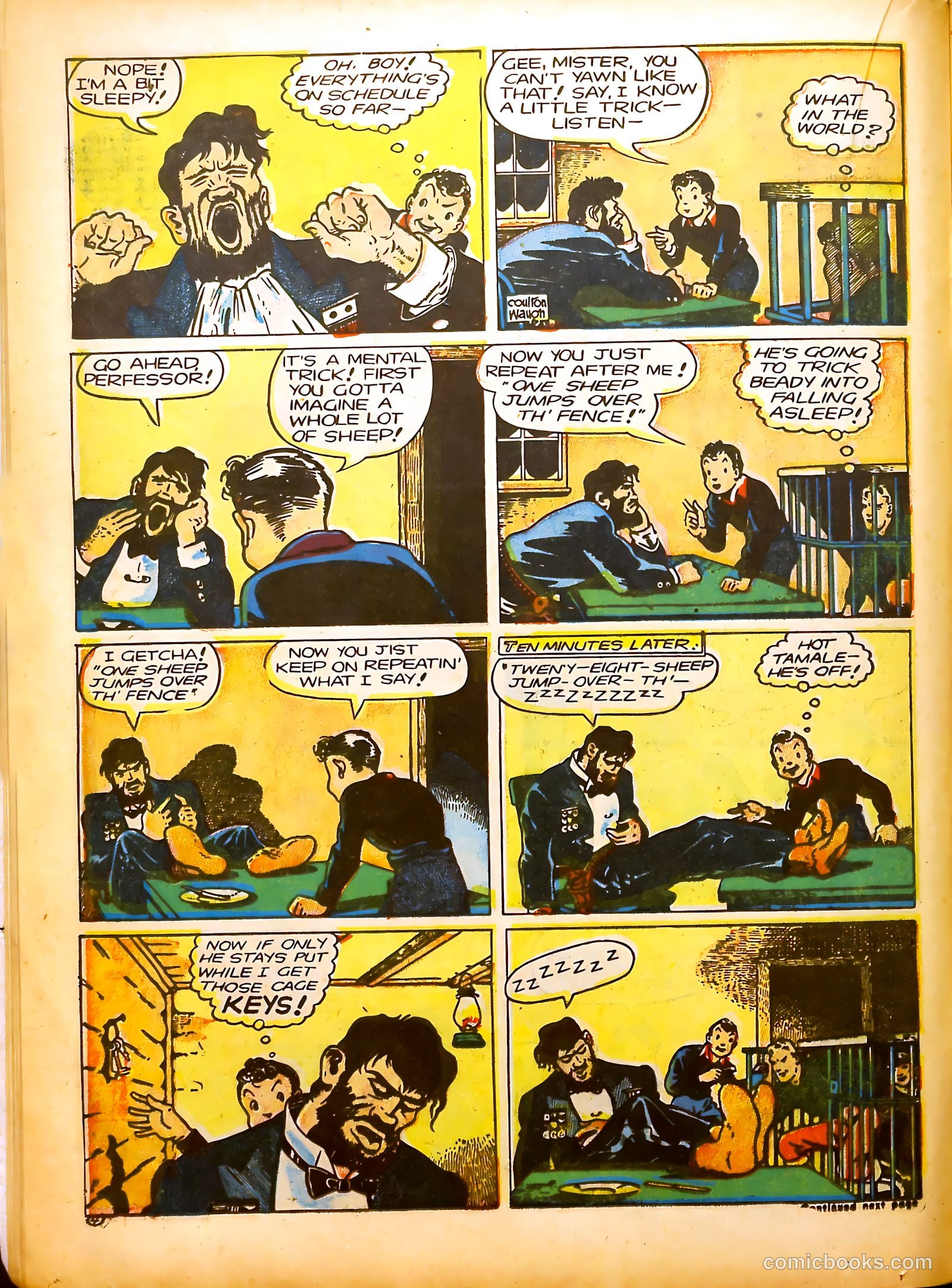 Famous Funnies #91 (1942) — page 22 of 61