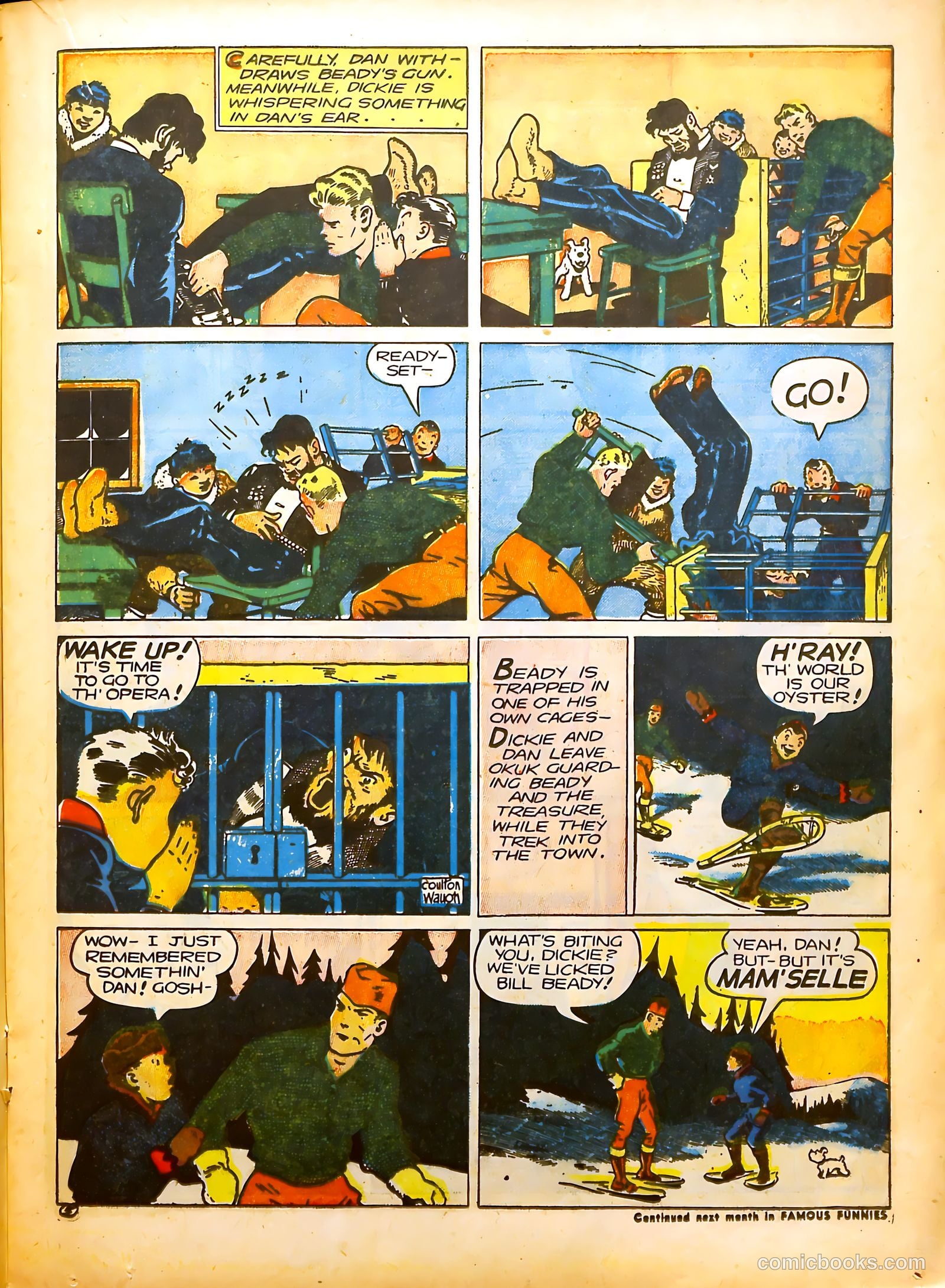 Famous Funnies #91 (1942) — page 23 of 61