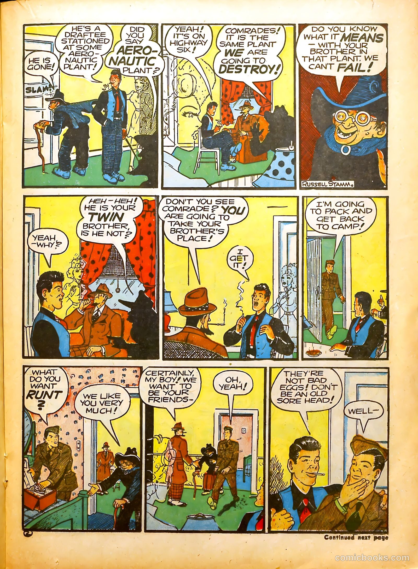 Famous Funnies #91 (1942) — page 25 of 61