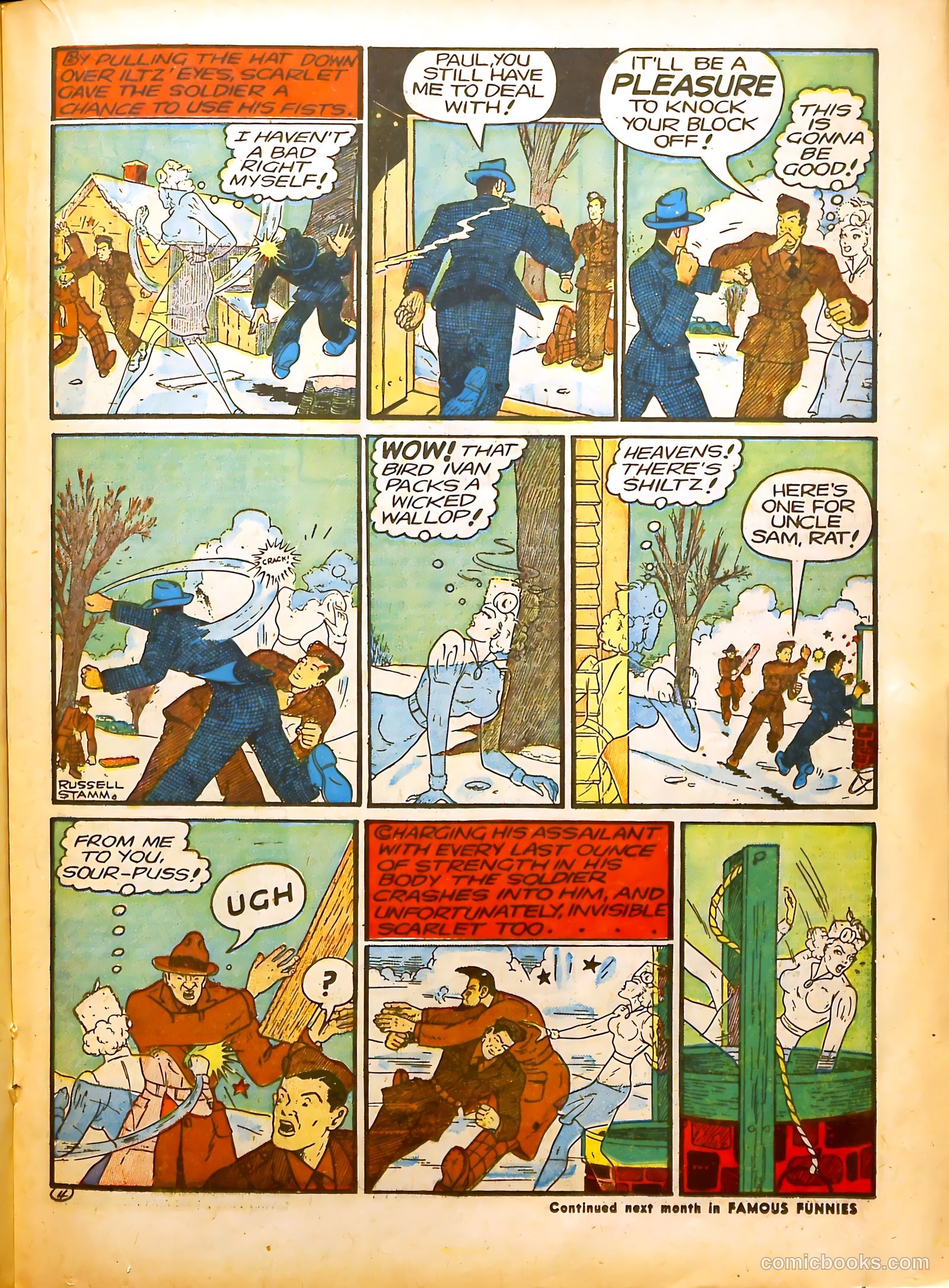 Famous Funnies #91 (1942) — page 27 of 61